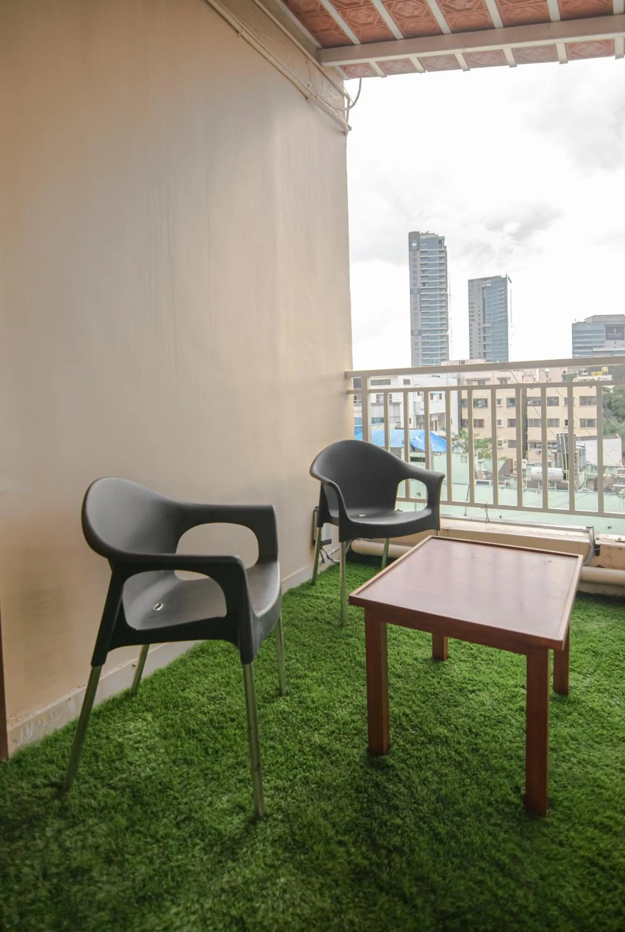 Balcony/Terrace in Hotel Dasya - Formerly Nice Stay The Business Hotel