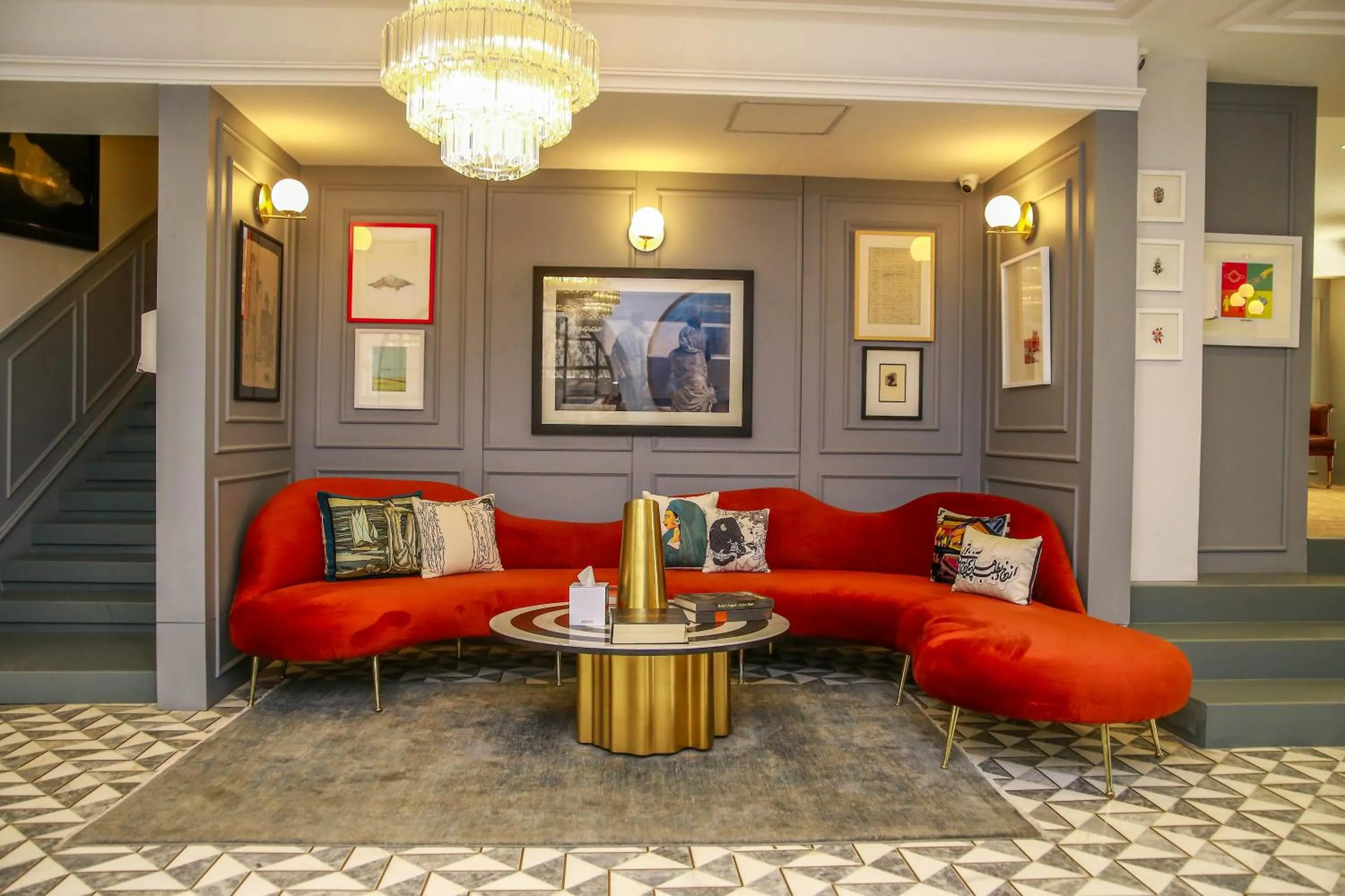 Lobby or reception in Ambiance Boutique Art Hotel Lahore