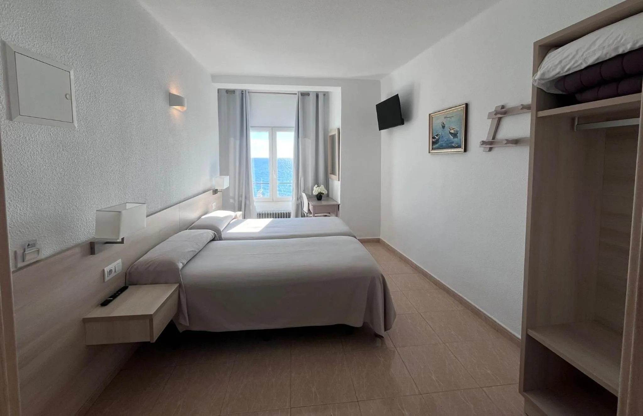 Bed in Hotel San Miguel