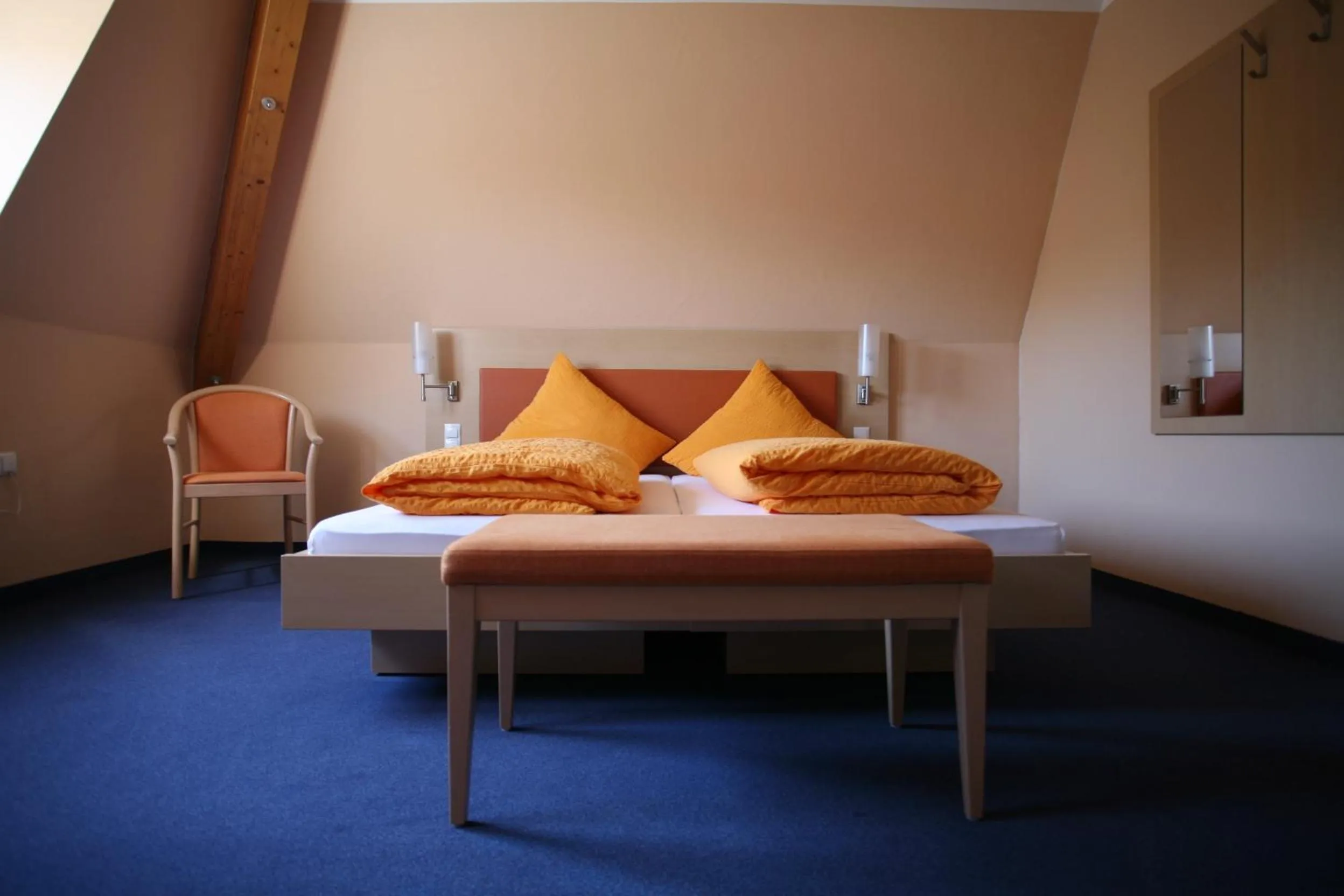 Photo of the whole room, Bed in Hotel Linde Pfalz