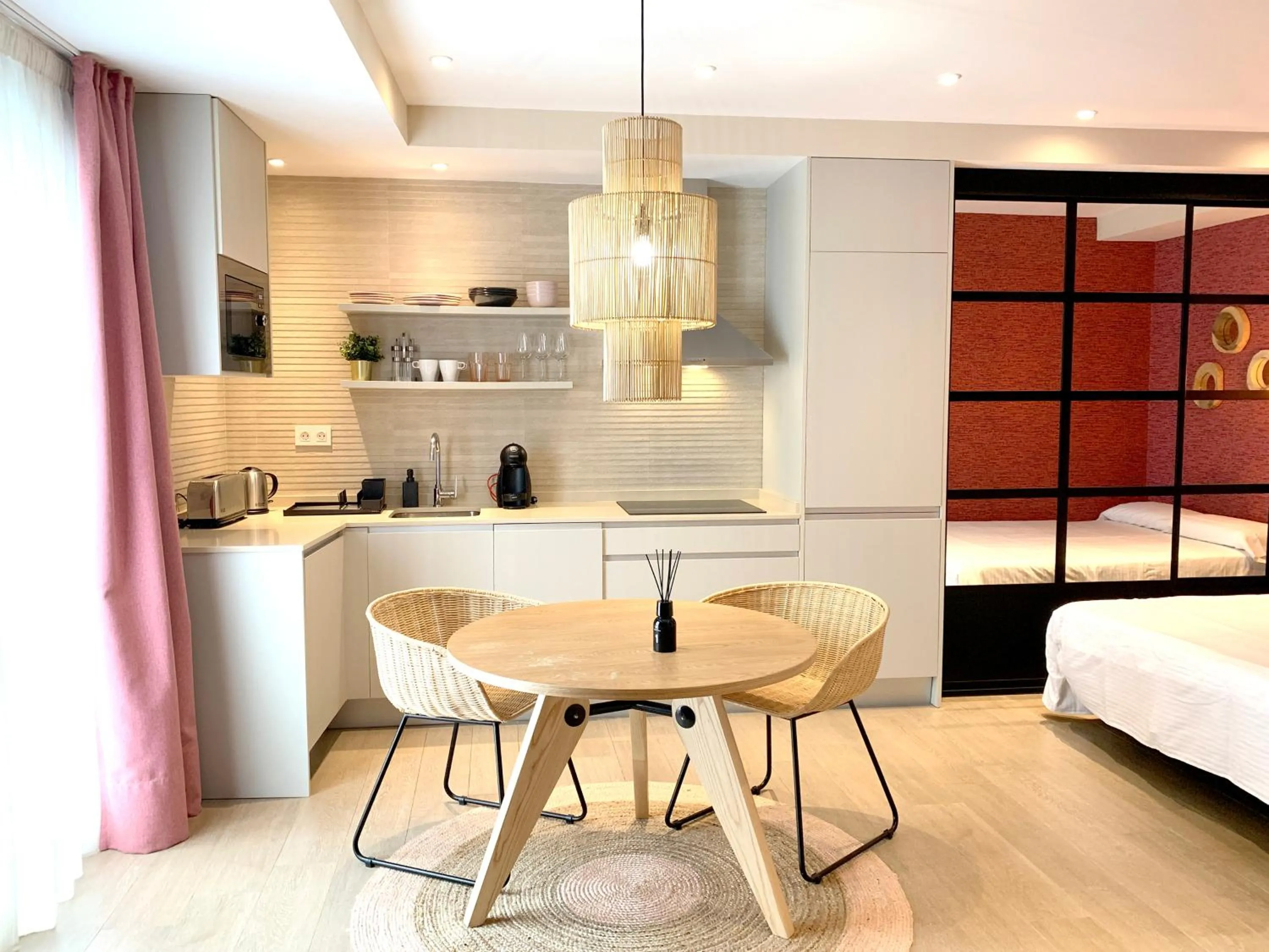 Coffee/tea facilities, Bed in Sea to Sky Suites - Mijas Pueblo