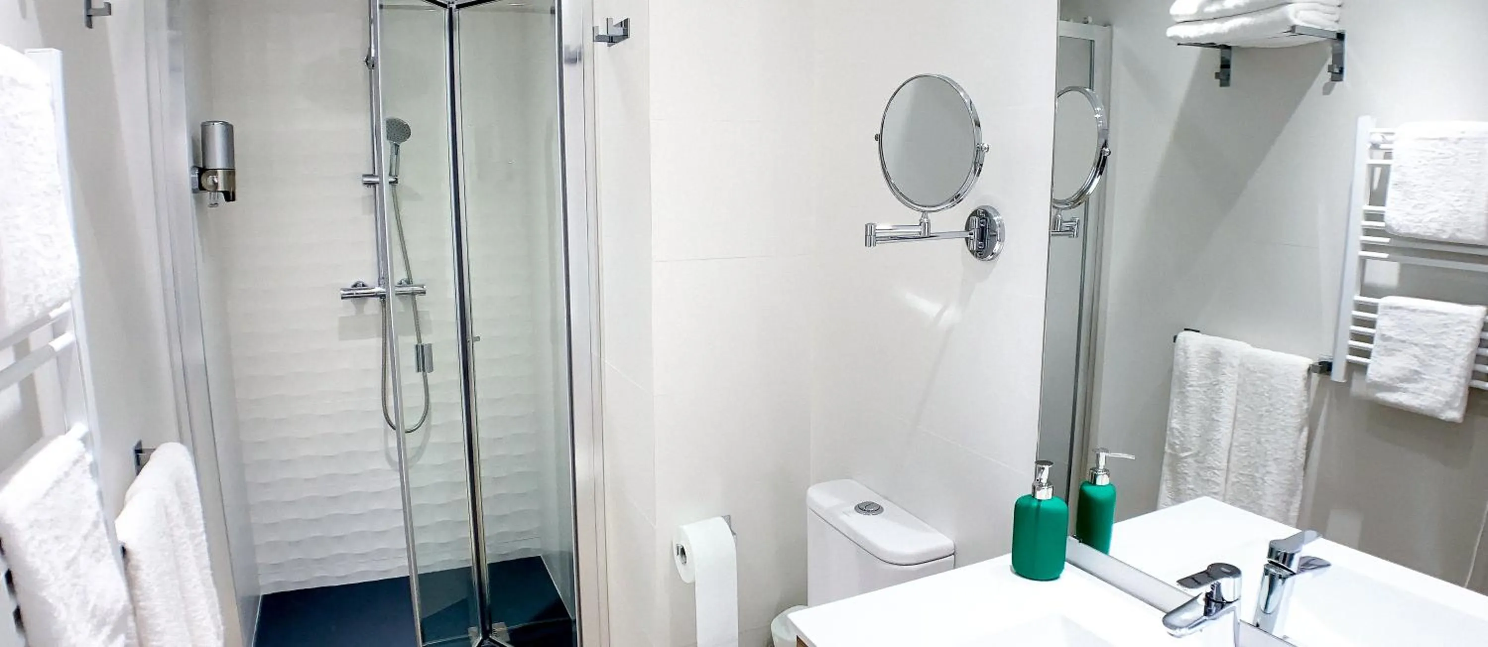 Shower in Sea to Sky Suites - Mijas Pueblo