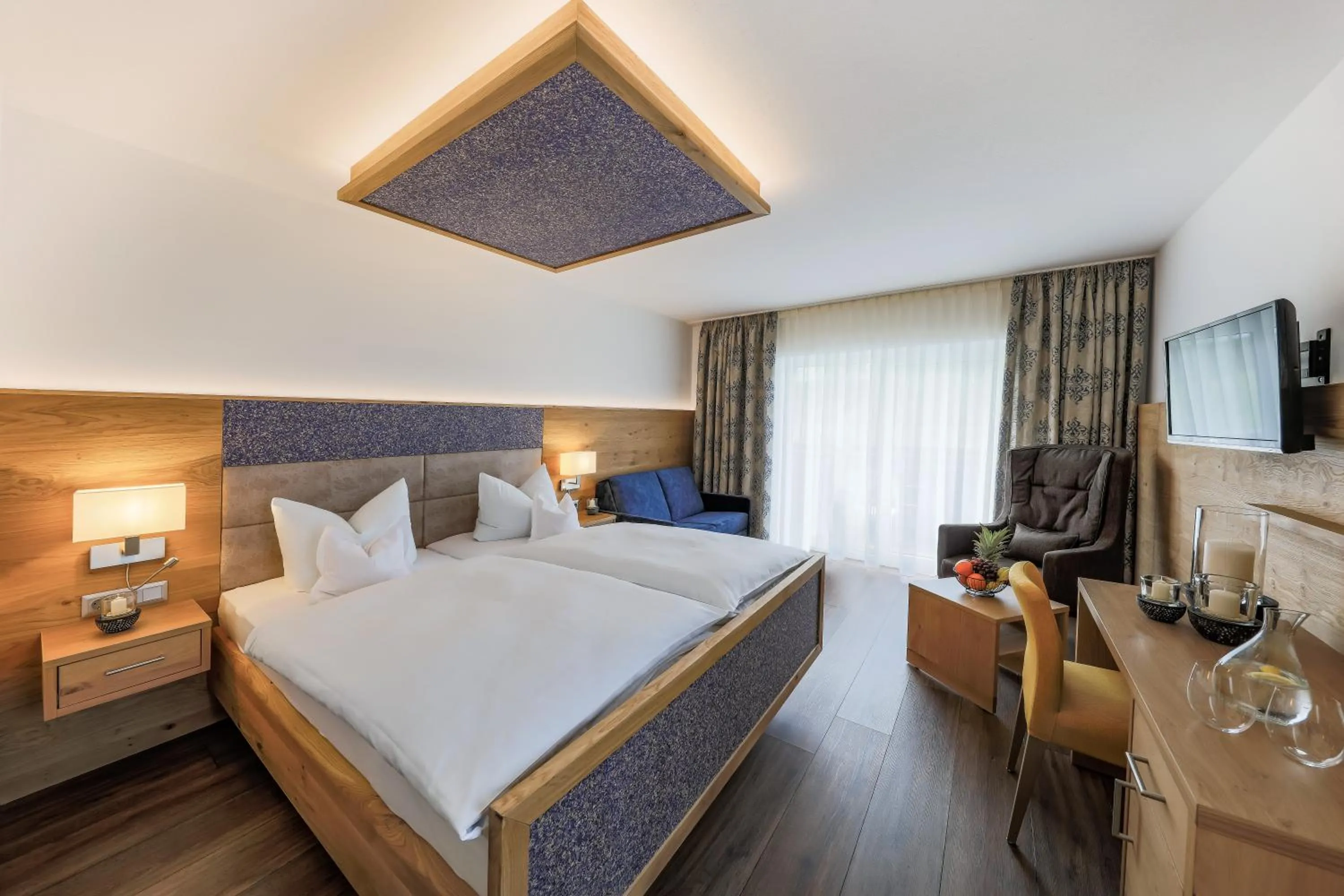 Bed in Urlaubshotel Binder