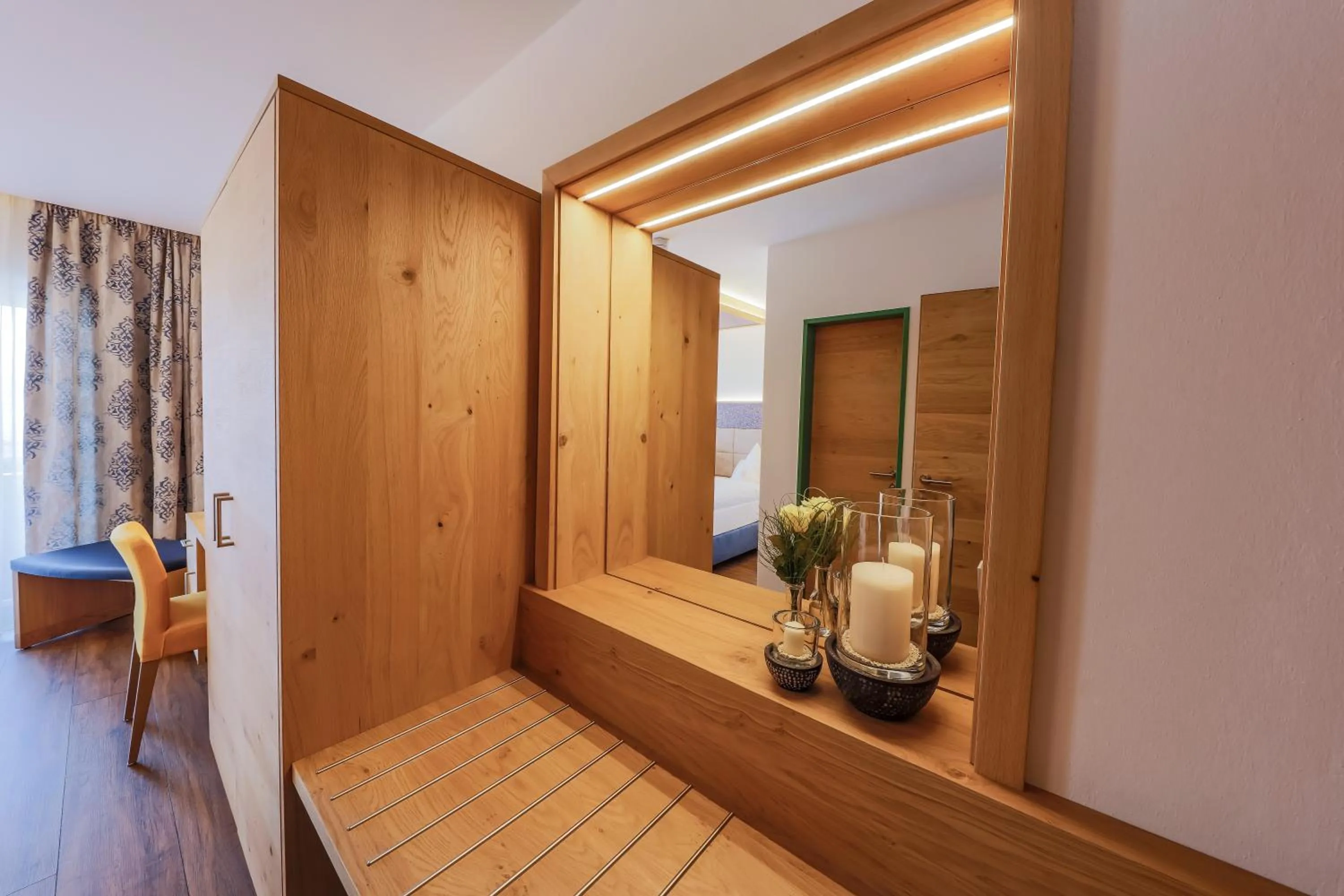 Bed in Urlaubshotel Binder