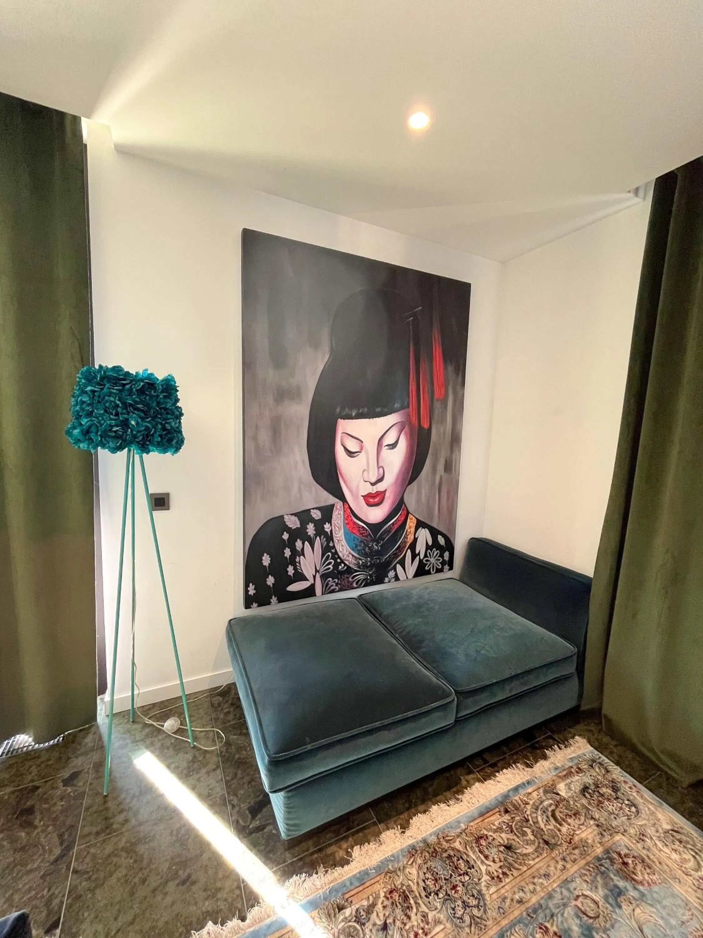 Seating area in The Babe Boutique Hotel