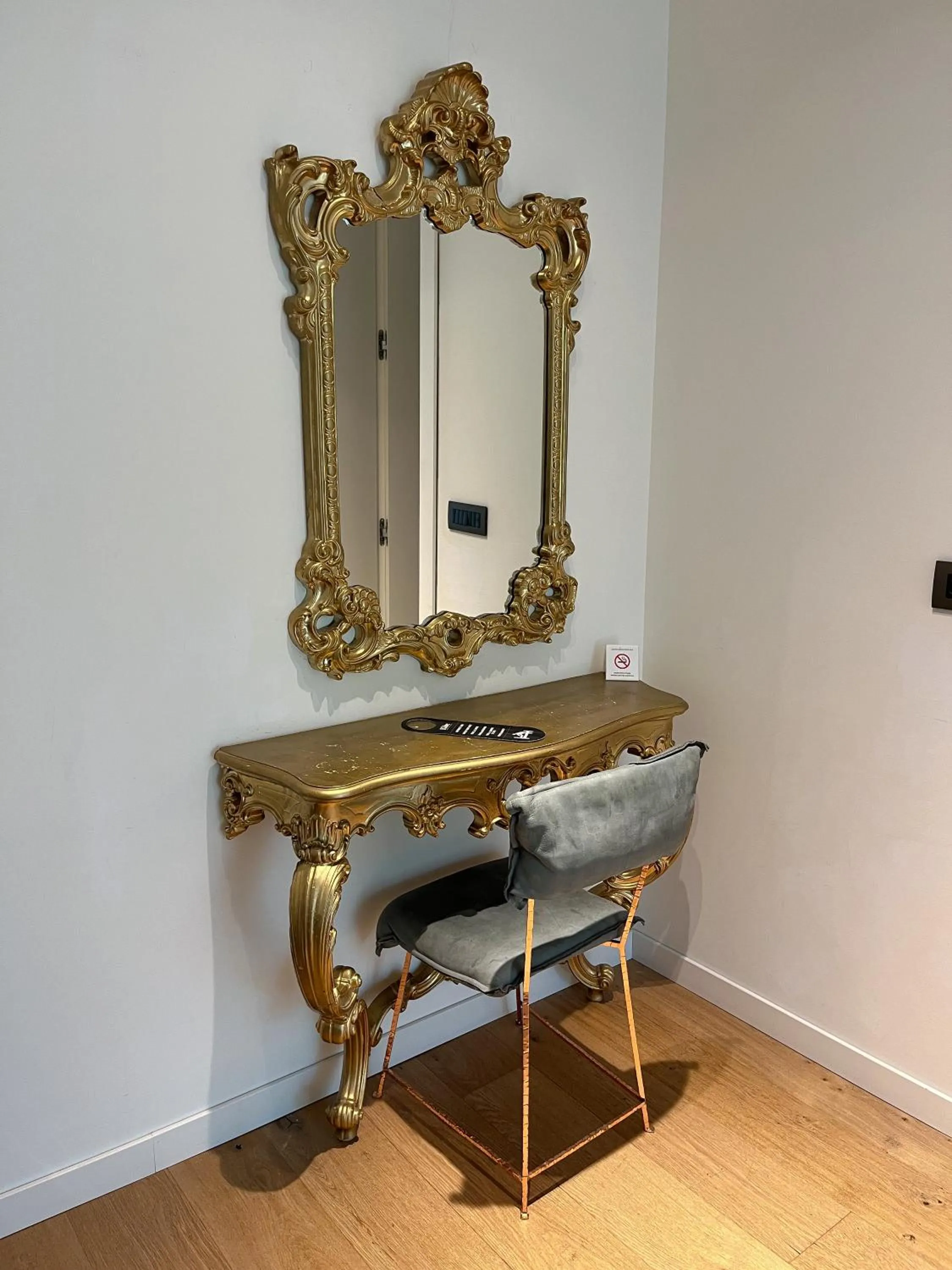 Seating area in The Babe Boutique Hotel