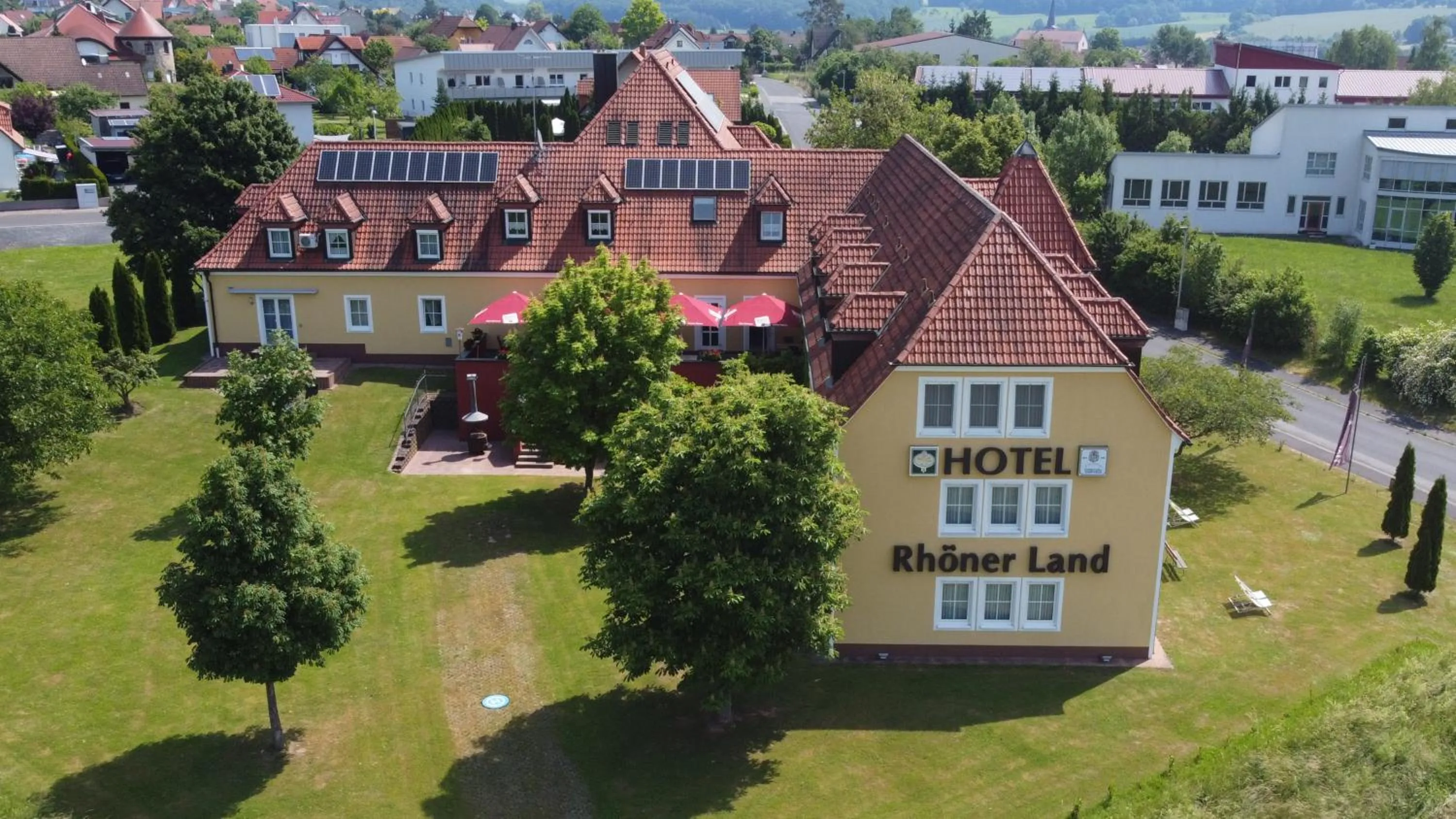 Property building in Hotel Rhöner Land Garni - Bed & Breakfast
