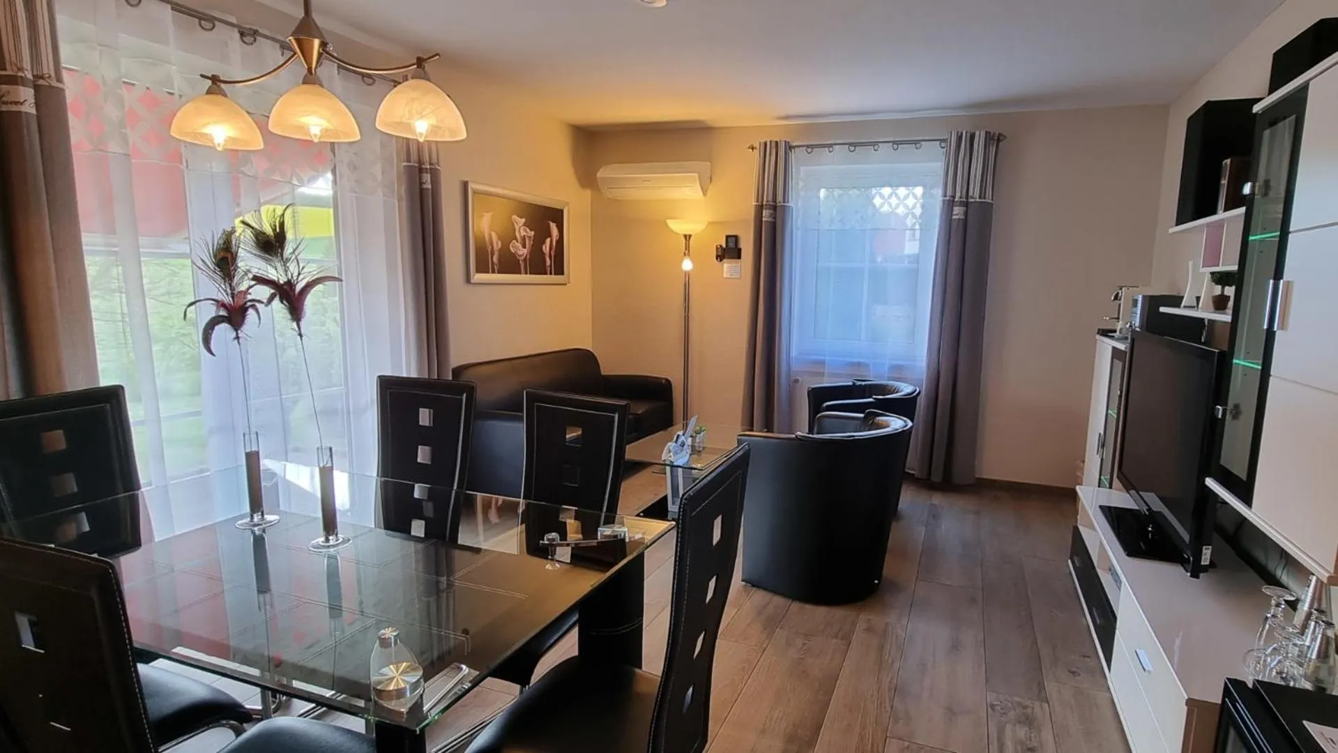 TV and multimedia in Hotel Rhöner Land Garni - Bed & Breakfast