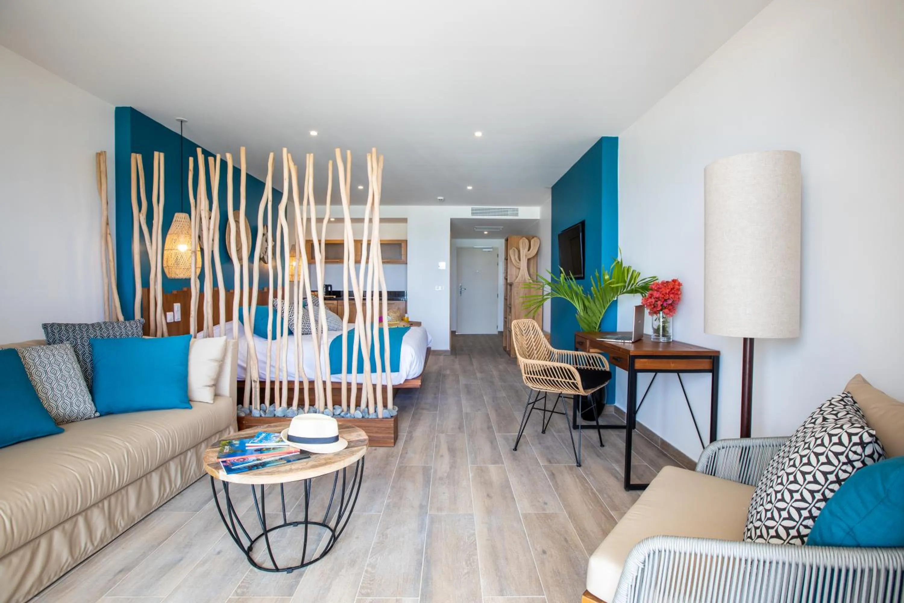 Bed in Orient Beach Hotel