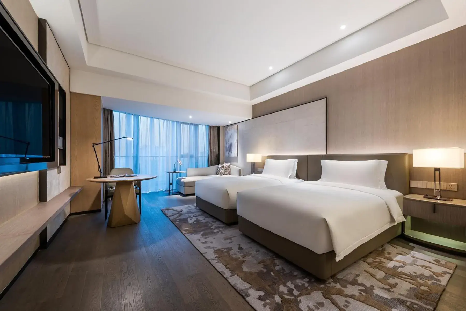 Superior Twin Room in Grand Mercure Shanghai Lingang Superior Twin Room in Grand Mercure Shanghai Lingang