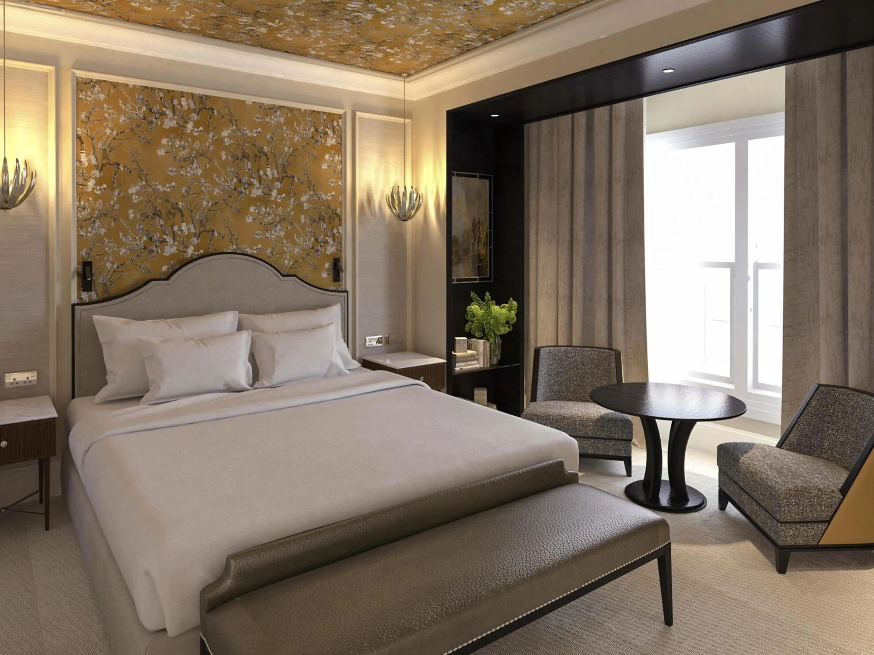 Bedroom, Bed in Fairmont Windsor Park