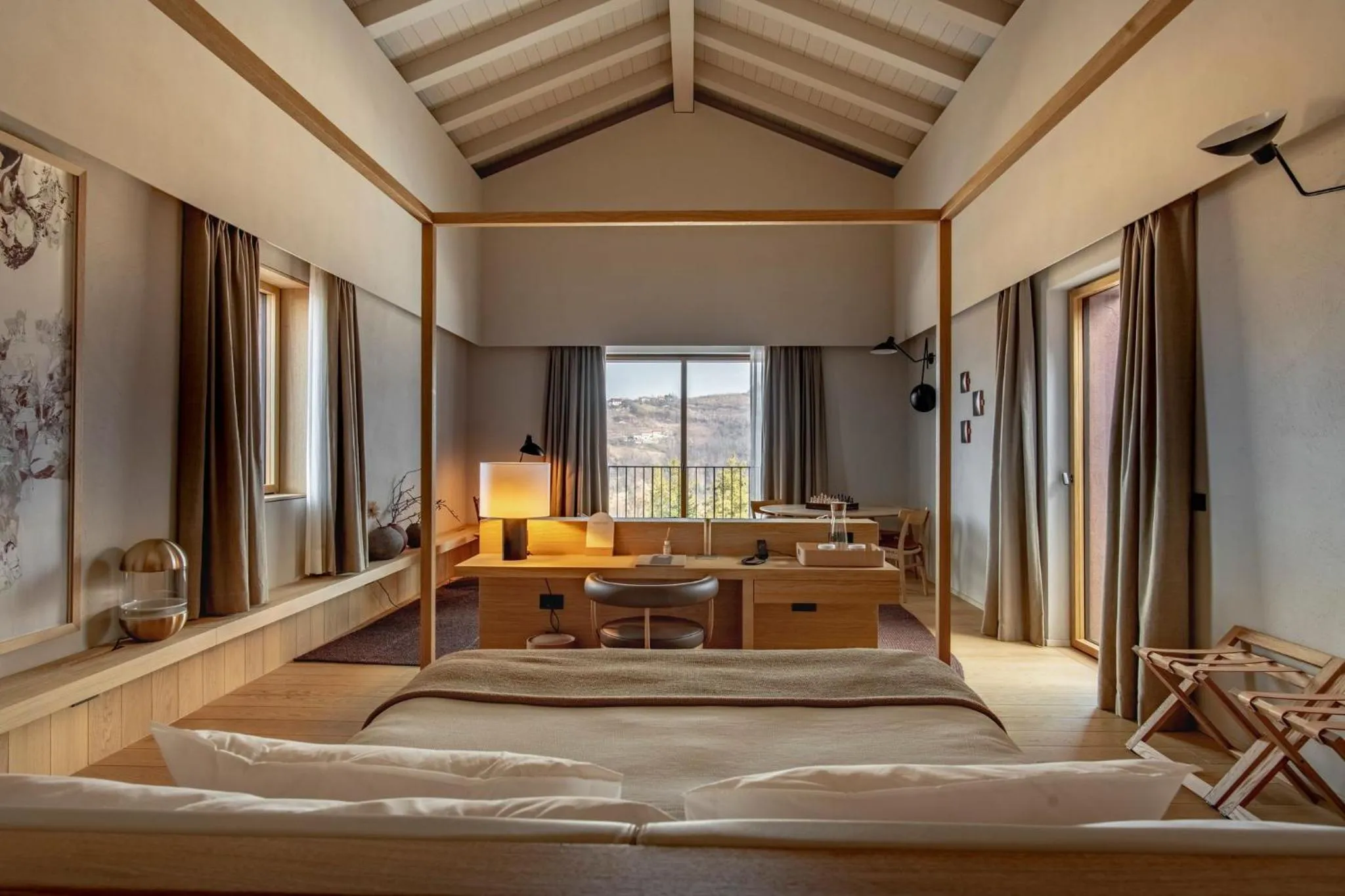 Living room, Bed in Casa di Langa