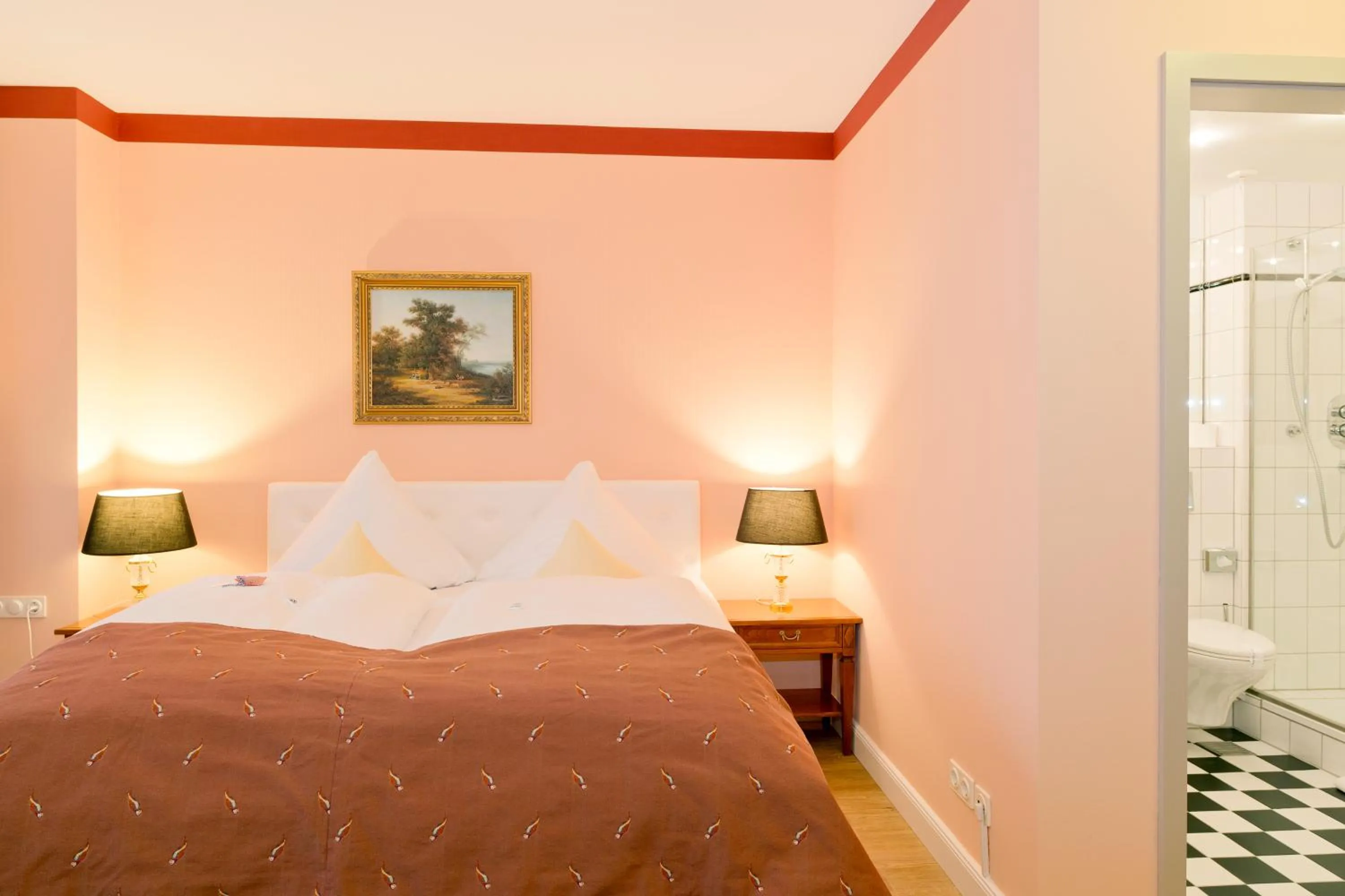 Bed in Hotel Villa Monte Vino