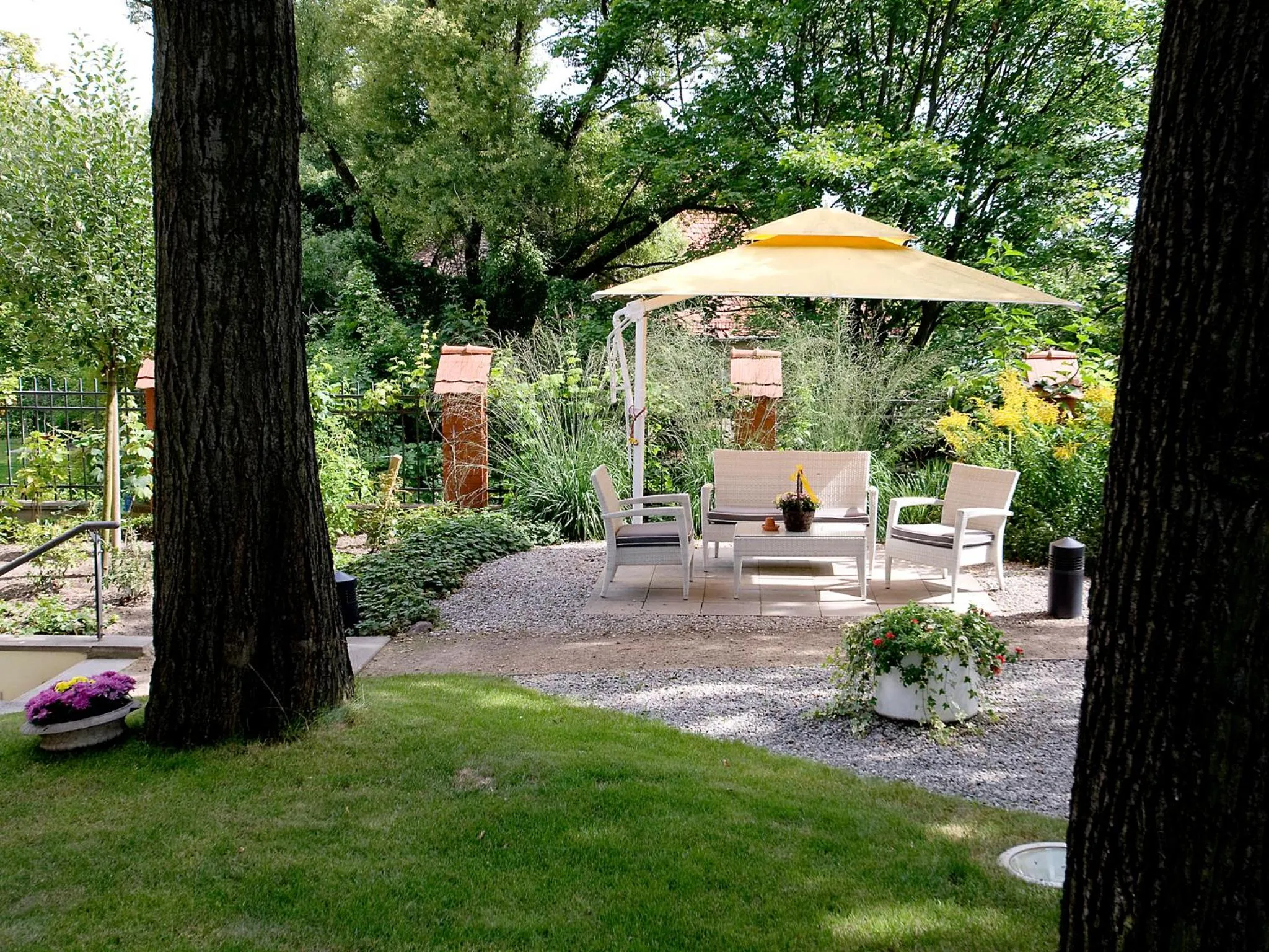 Patio in Hotel Villa Monte Vino