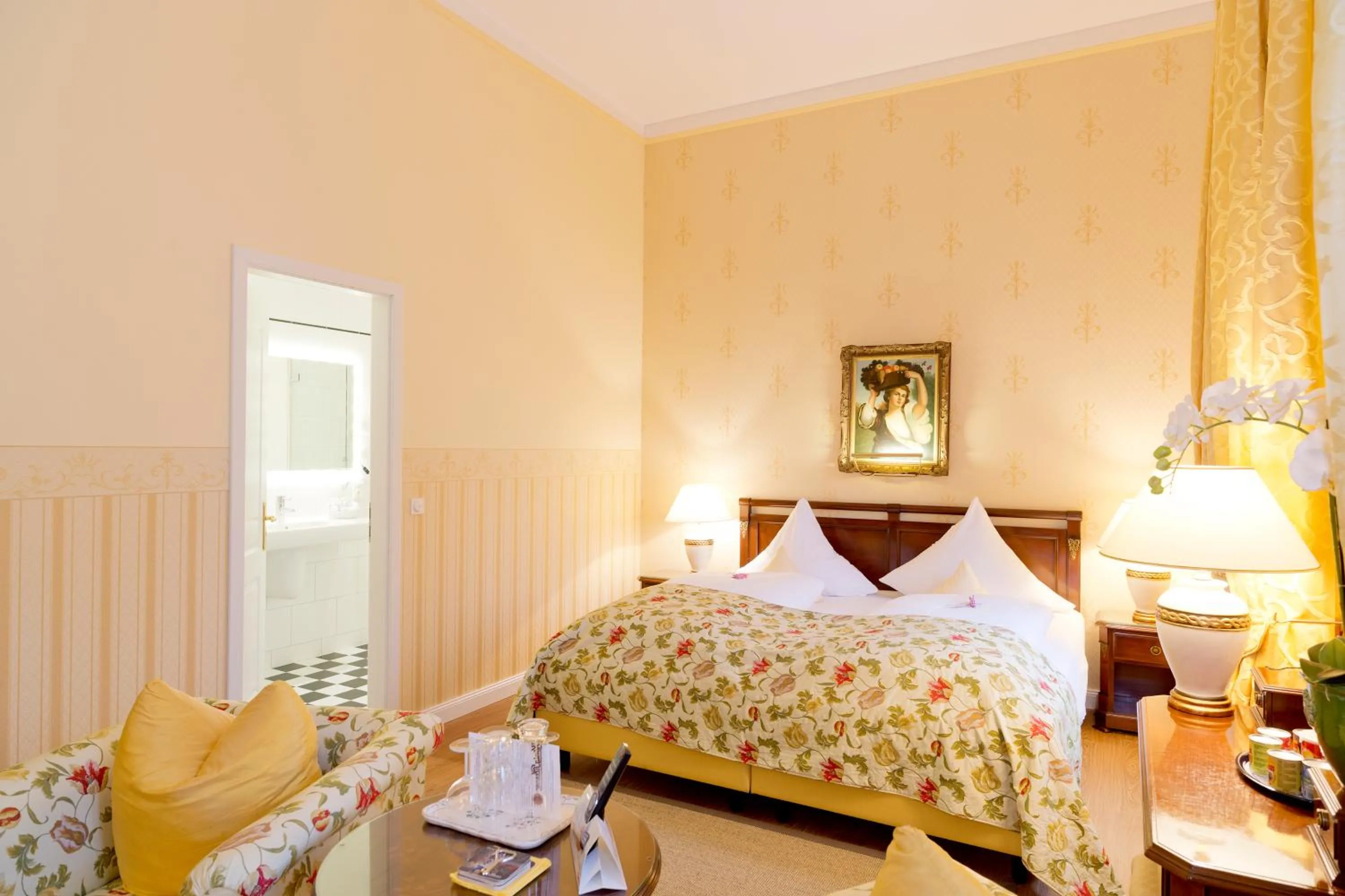 Bed in Hotel Villa Monte Vino