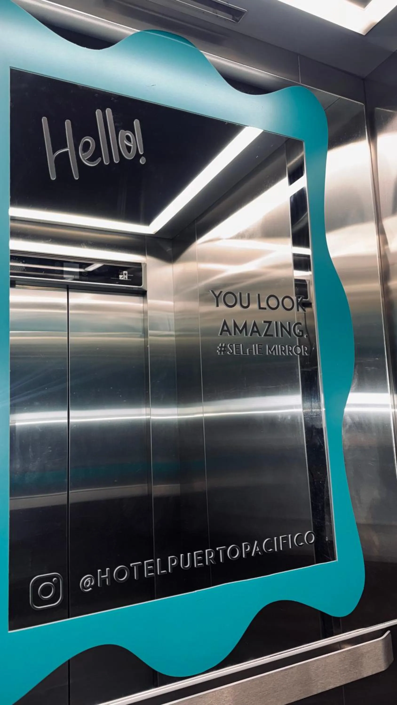 elevator in Hotel Puerto Pacifico Guayaquil Airport