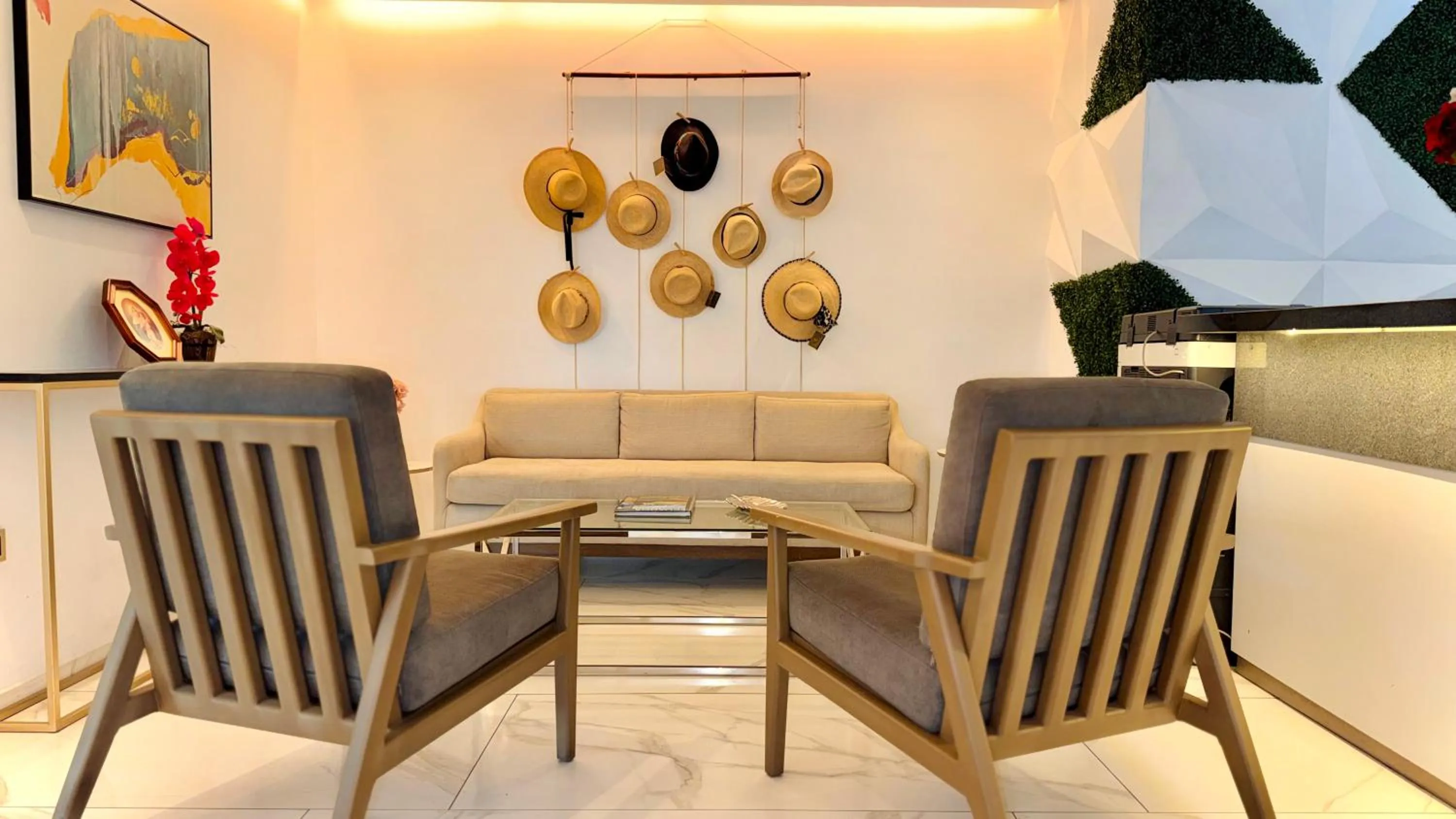 Lobby or reception in Hotel Puerto Pacifico Guayaquil Airport