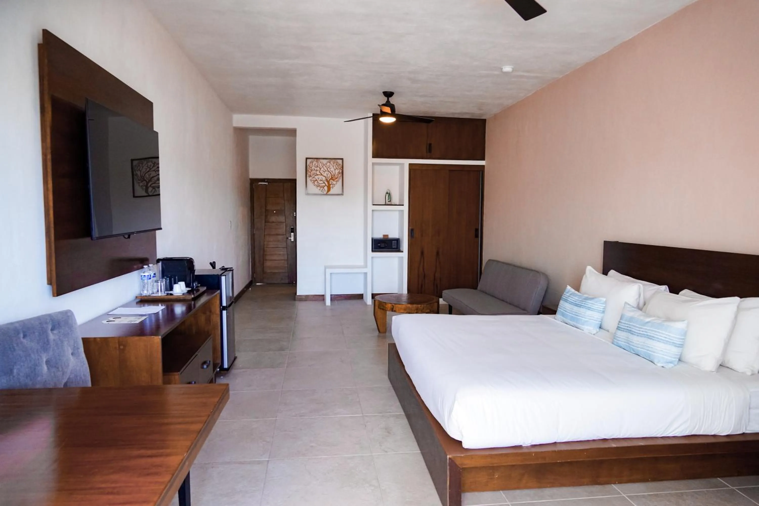 Bed in The Mint Resort Isla Mujeres