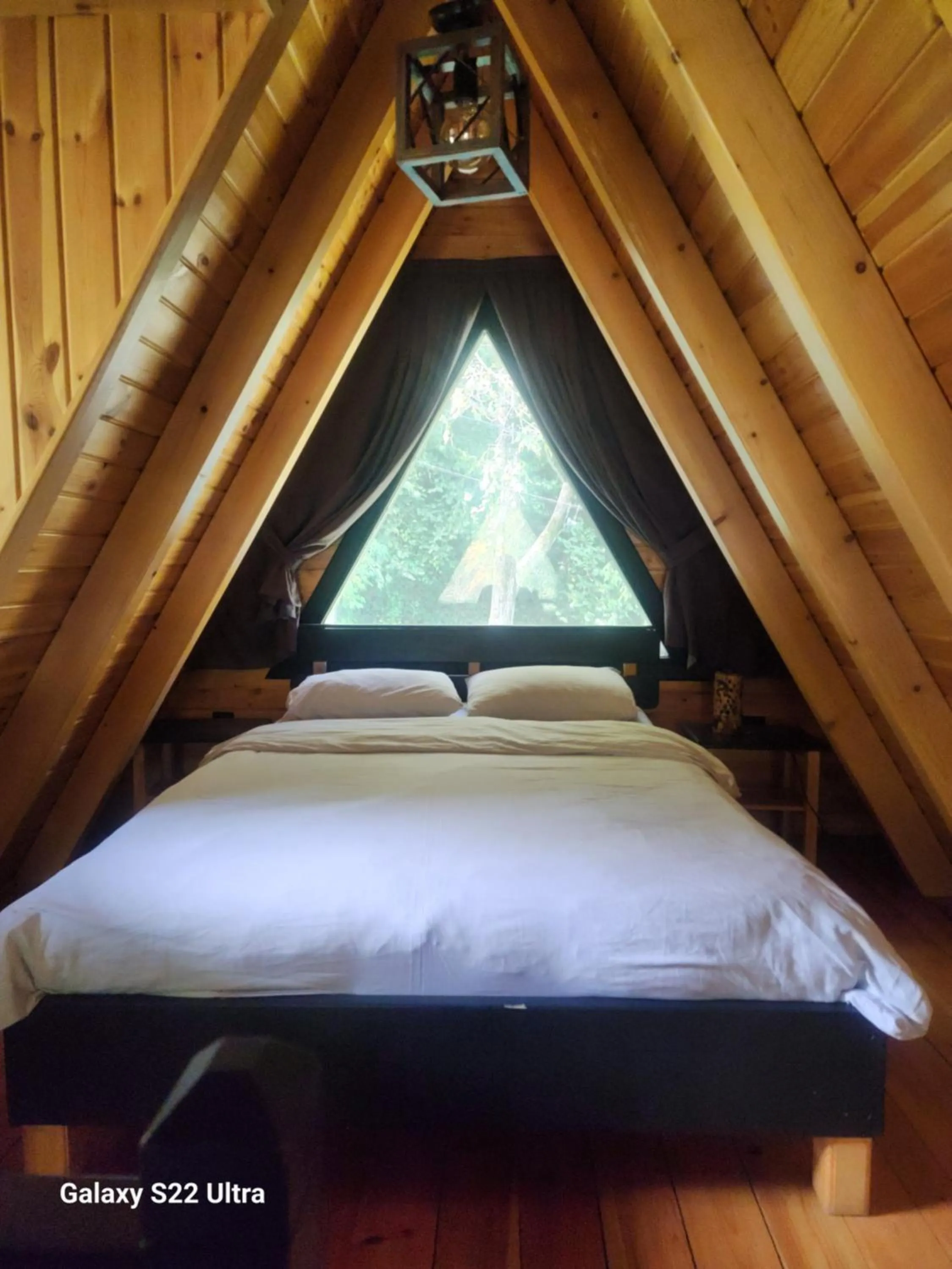 Bed in Sapanca Çağlayan Bungalow