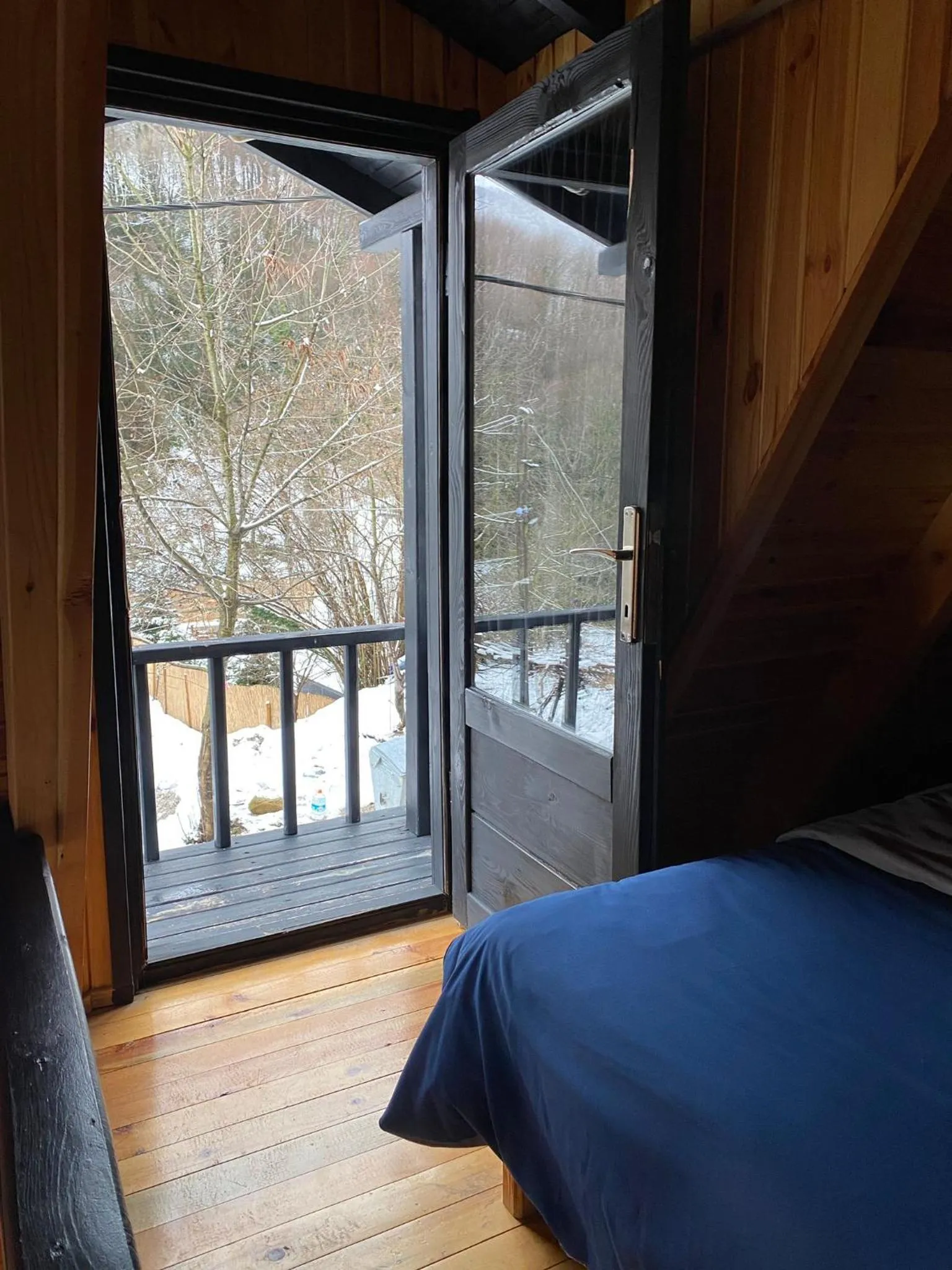 Bed in Sapanca Çağlayan Bungalow