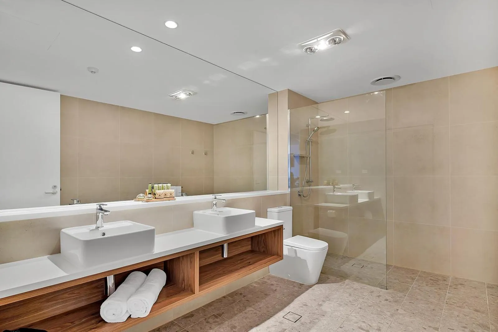 Bathroom in The Remington Orange