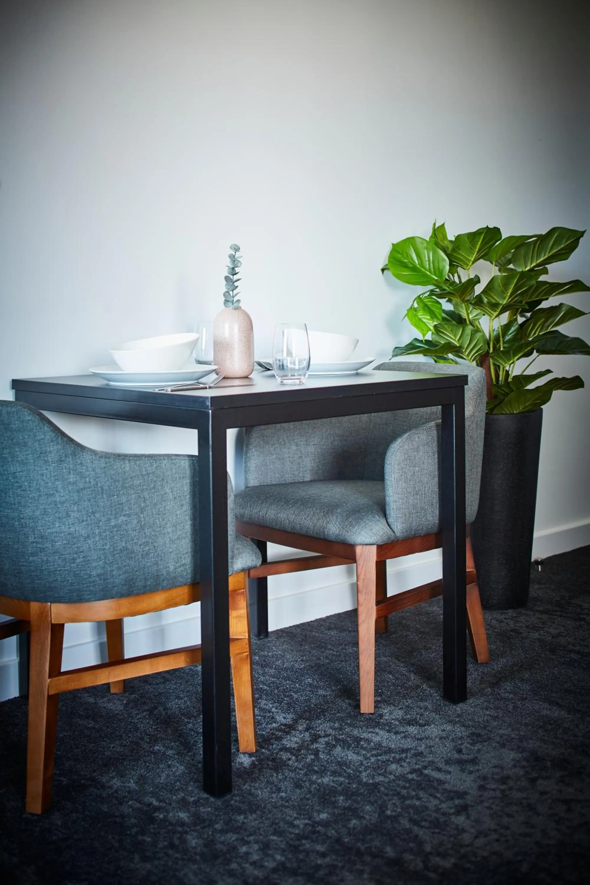 Seating area in The Remington Orange