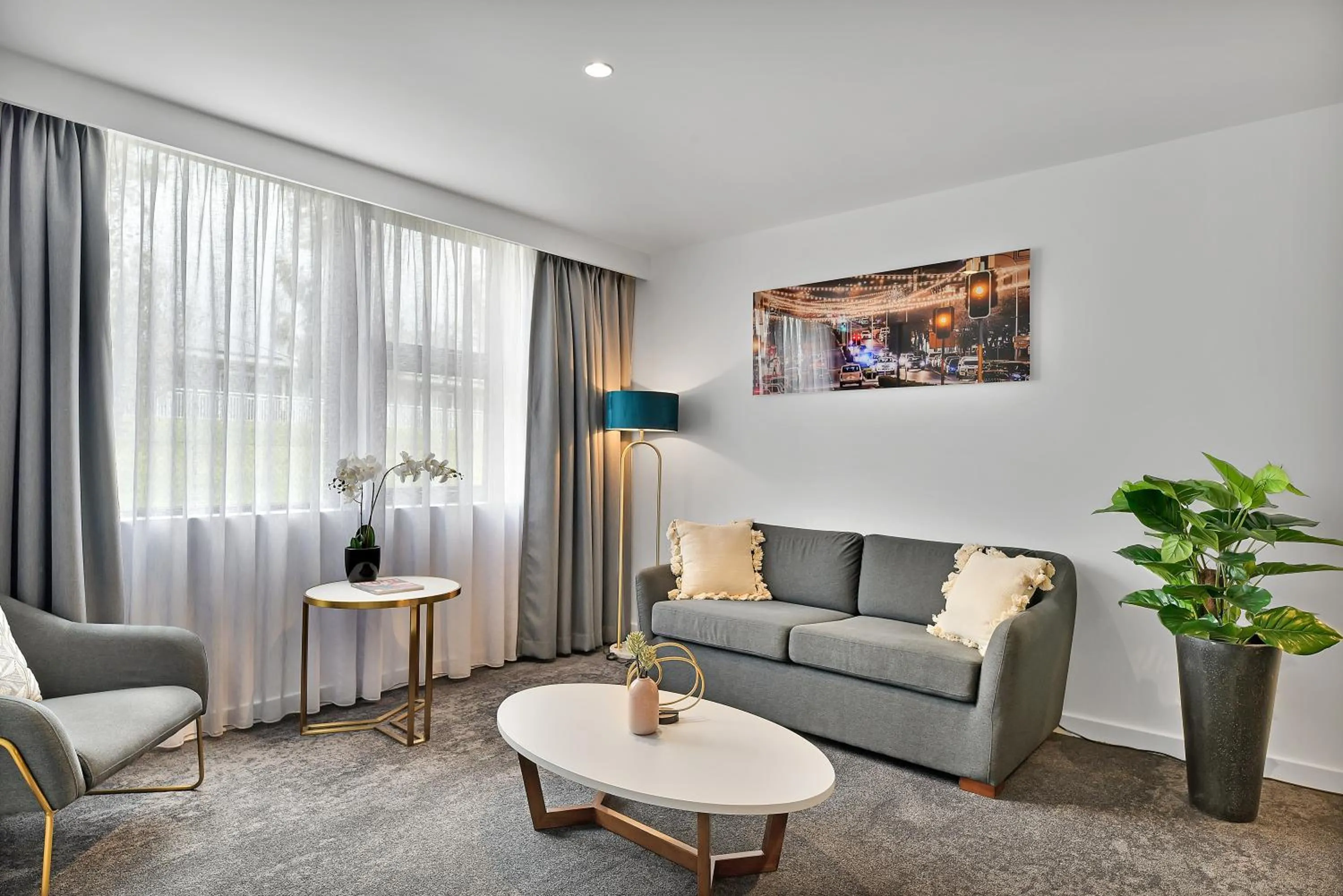 Living room in The Remington Orange