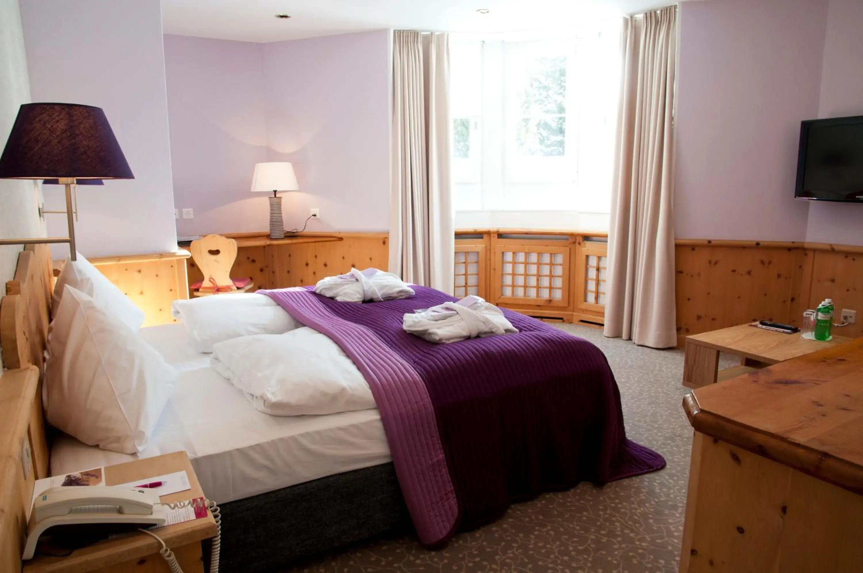 Classic Double Room in Hotel Rosatsch Classic Double Room in Hotel Rosatsch