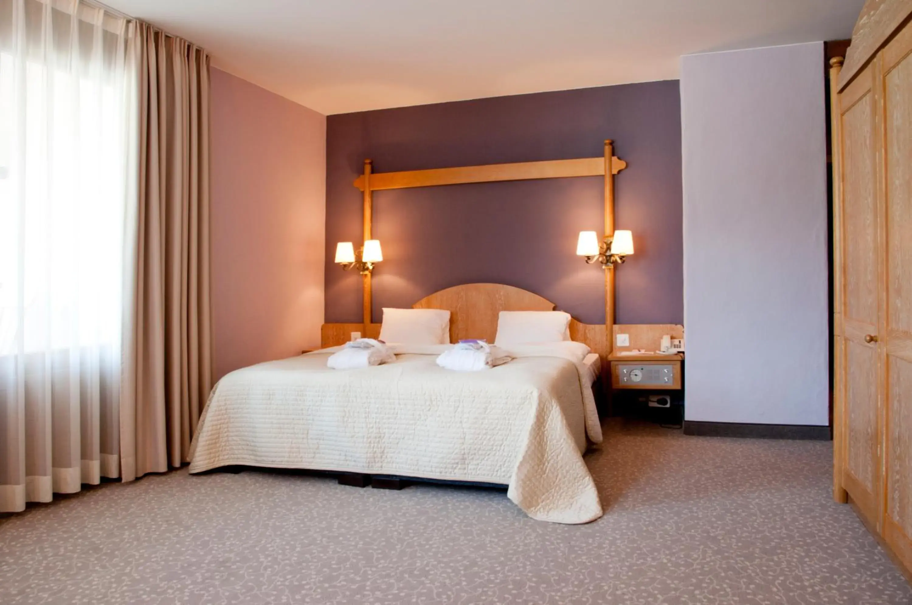 Classic Double Room with Terrace or Balcony in Hotel Rosatsch Classic Double Room with Terrace or Balcony in Hotel Rosatsch