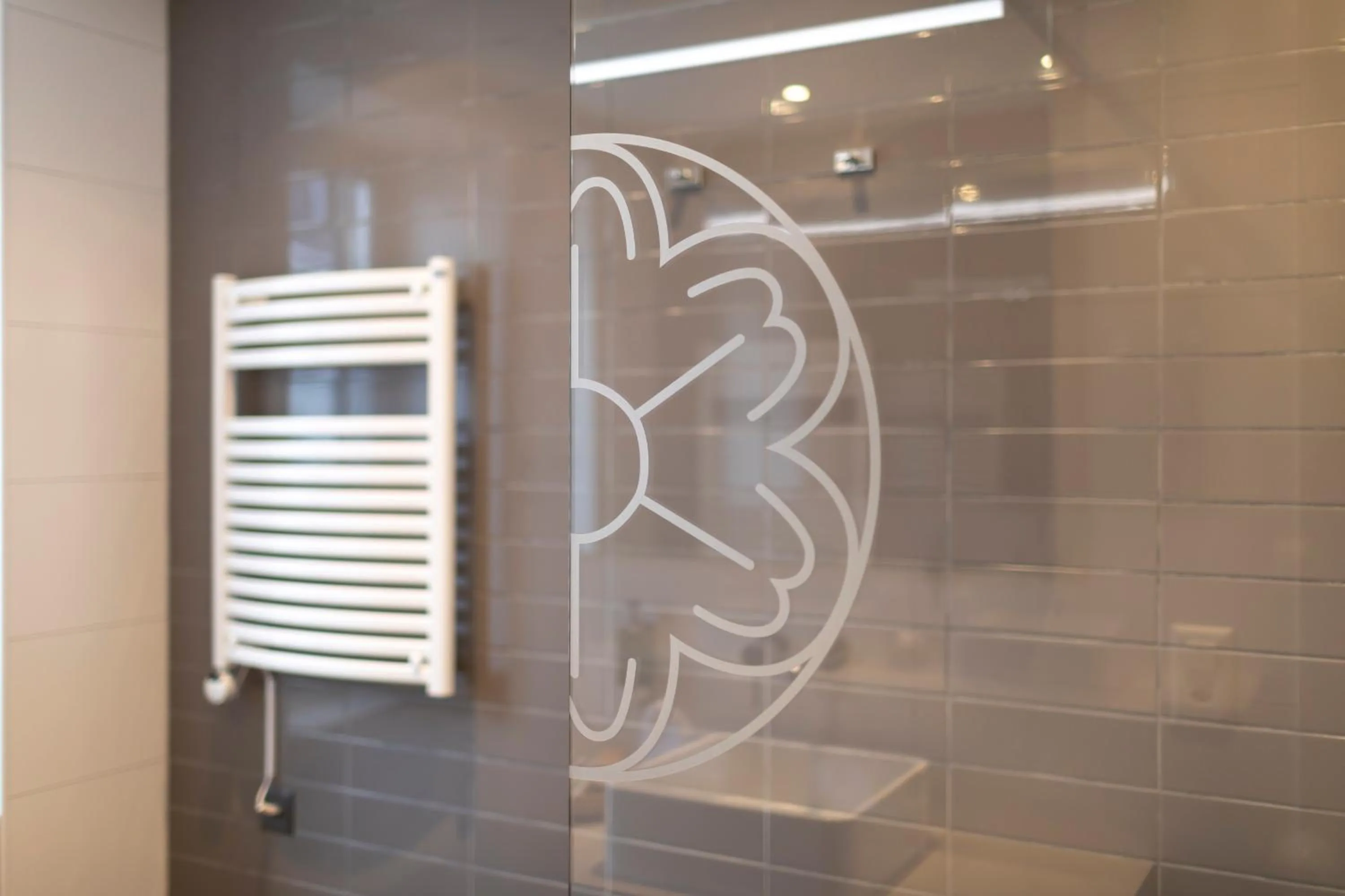 Shower in Hotel Rosatsch