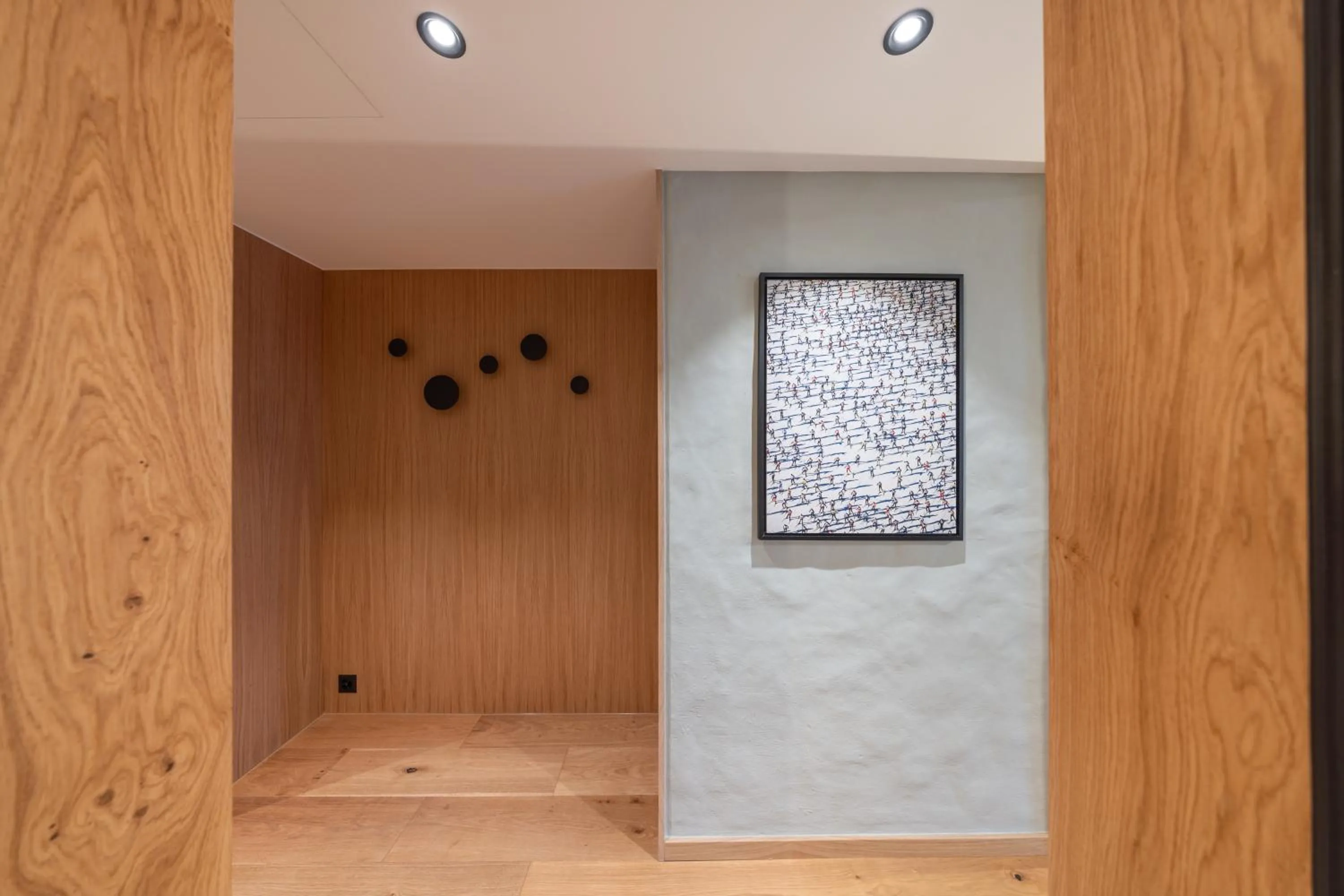 wardrobe in Hotel Rosatsch