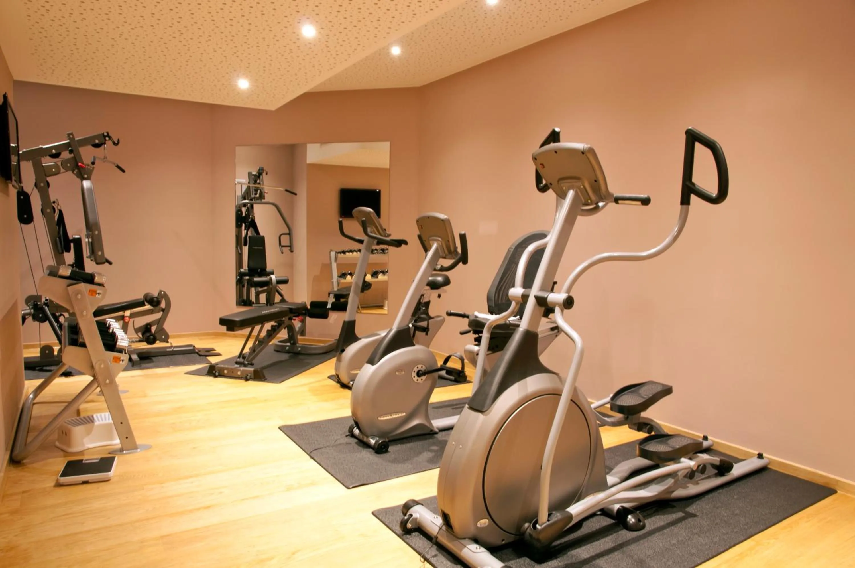 Fitness centre/facilities in Hotel Rosatsch