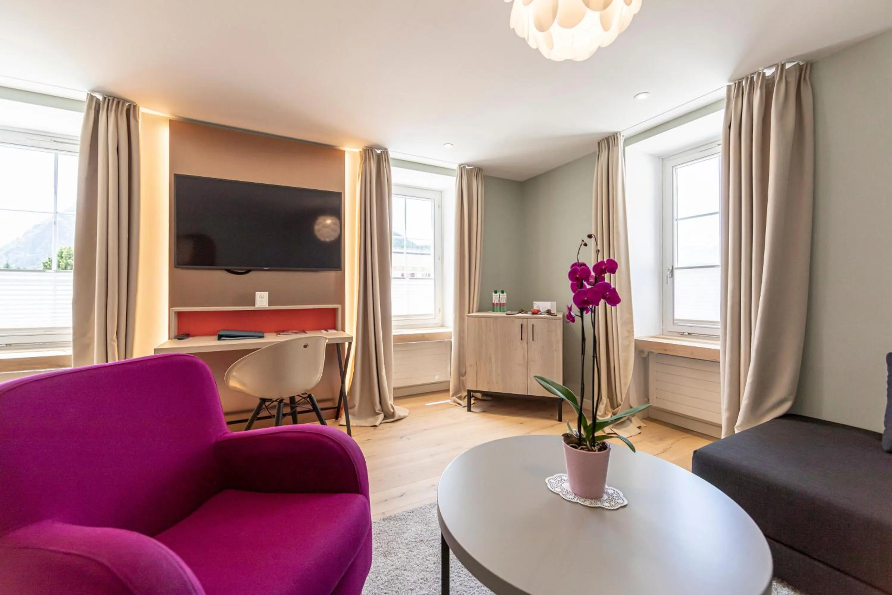 Living room in Hotel Rosatsch