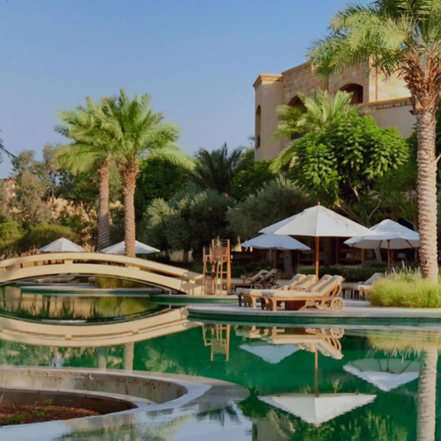 Swimming pool in Kempinski Hotel Ishtar Dead Sea