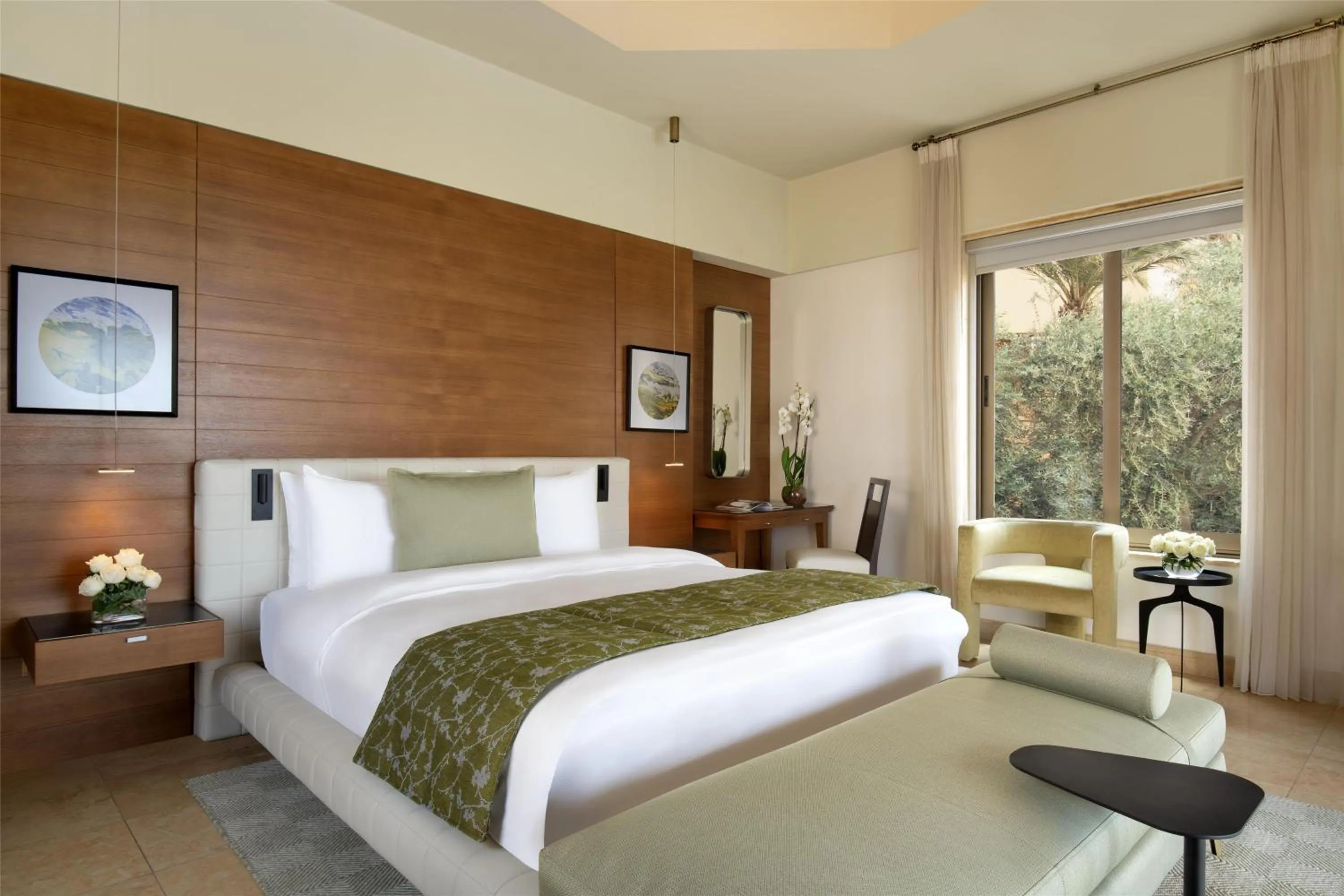 Bedroom, Bed in Kempinski Hotel Ishtar Dead Sea