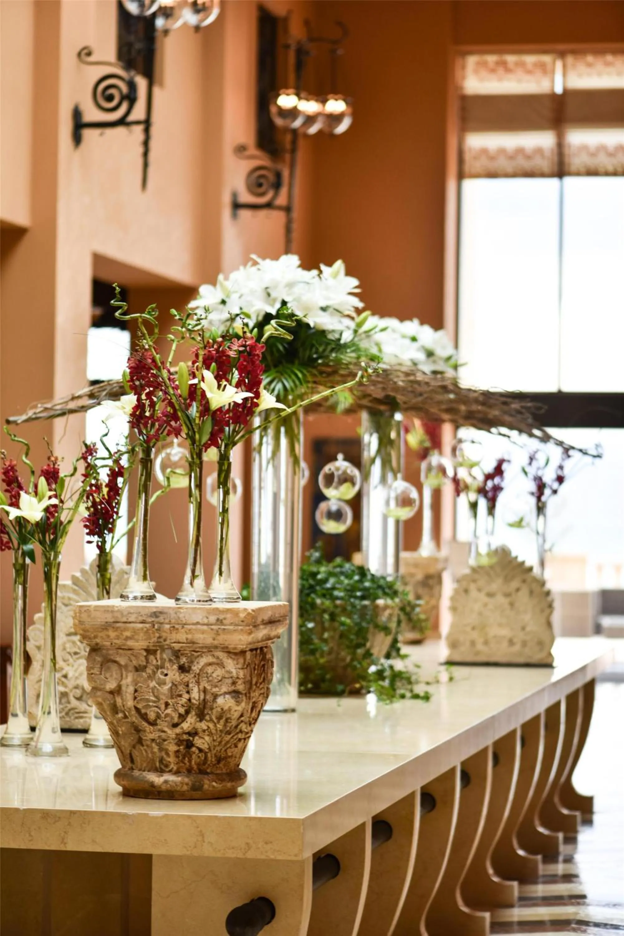 Lobby or reception in Kempinski Hotel Ishtar Dead Sea