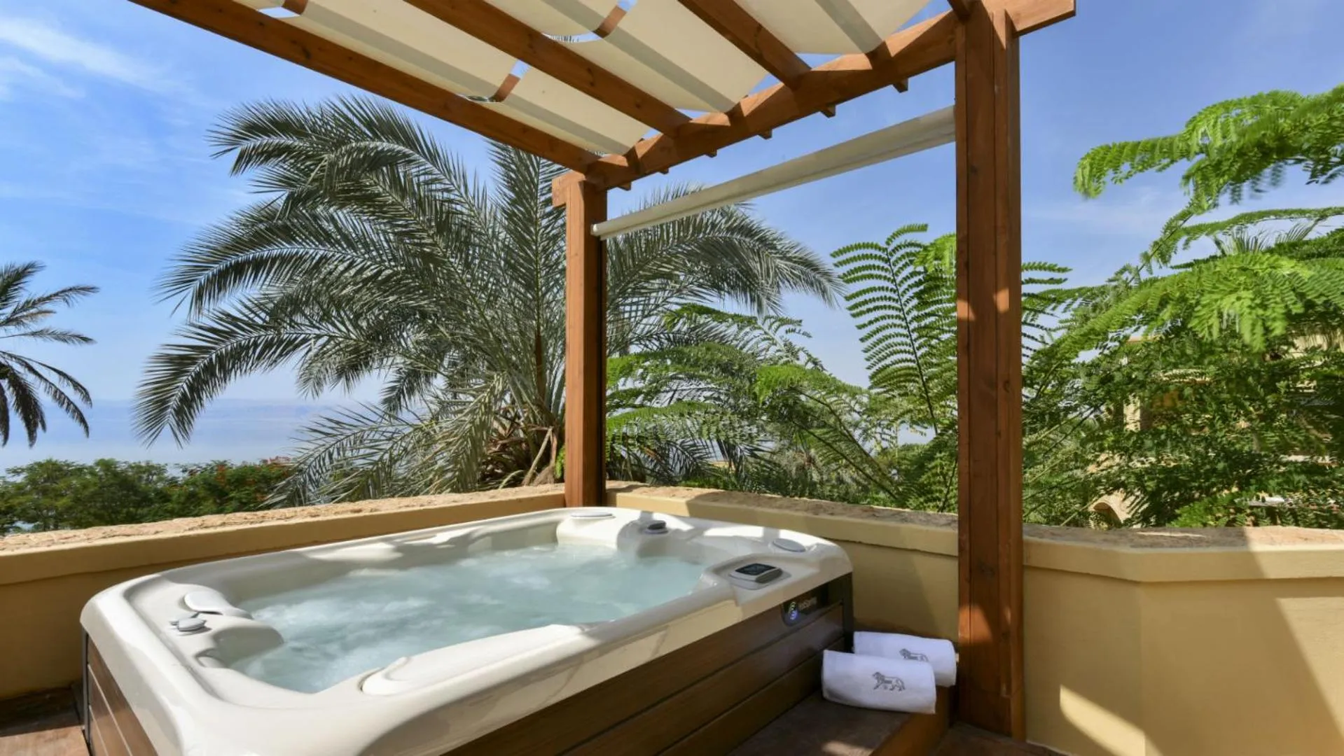 Balcony/Terrace in Kempinski Hotel Ishtar Dead Sea