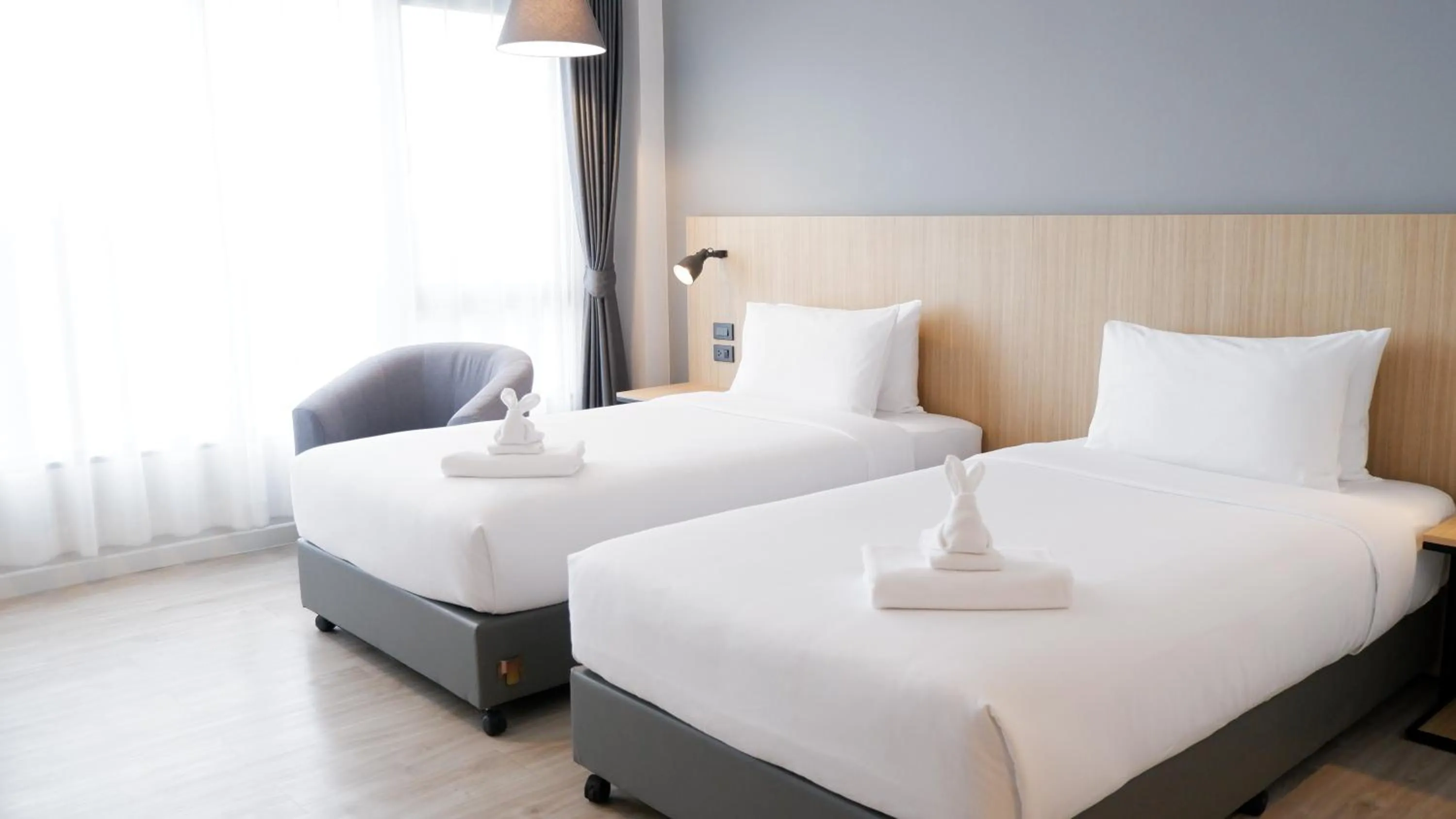 Bed in bliQ Hotel Chanthaburi