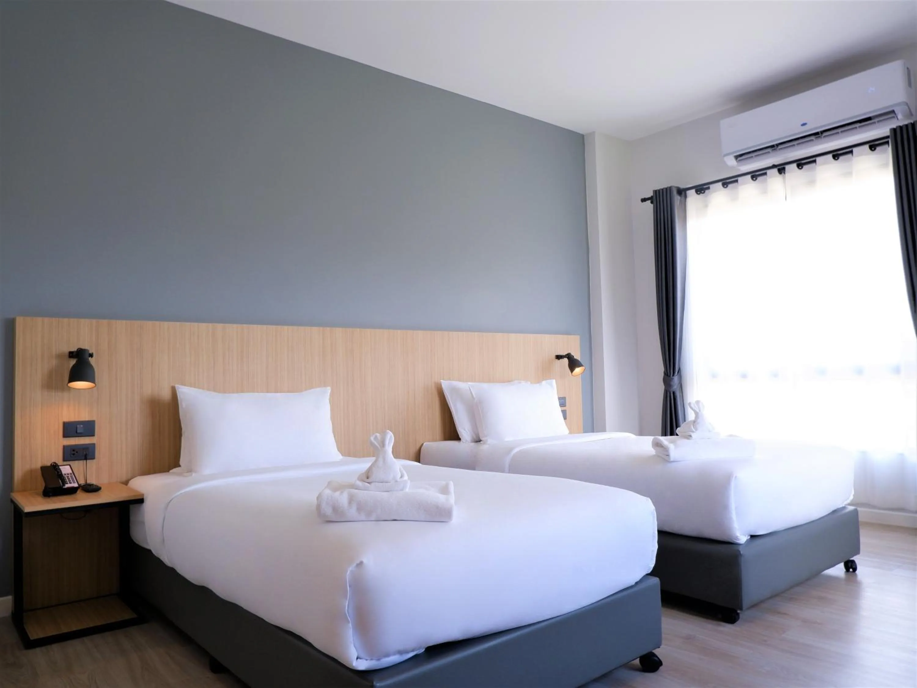 Bed in bliQ Hotel Chanthaburi