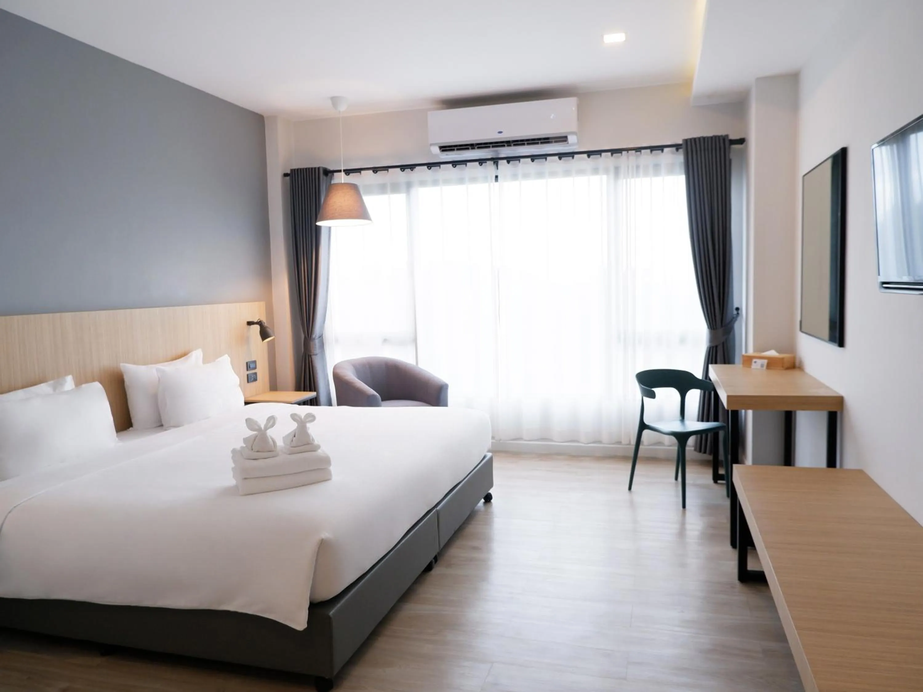Bedroom, Bed in bliQ Hotel Chanthaburi