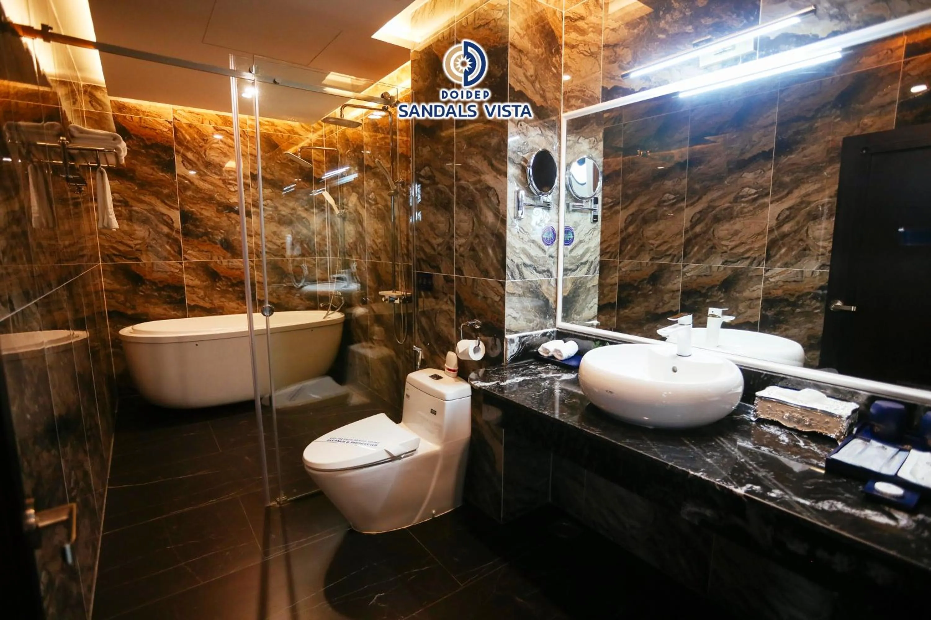 Toilet in Sandals Vista Hotel