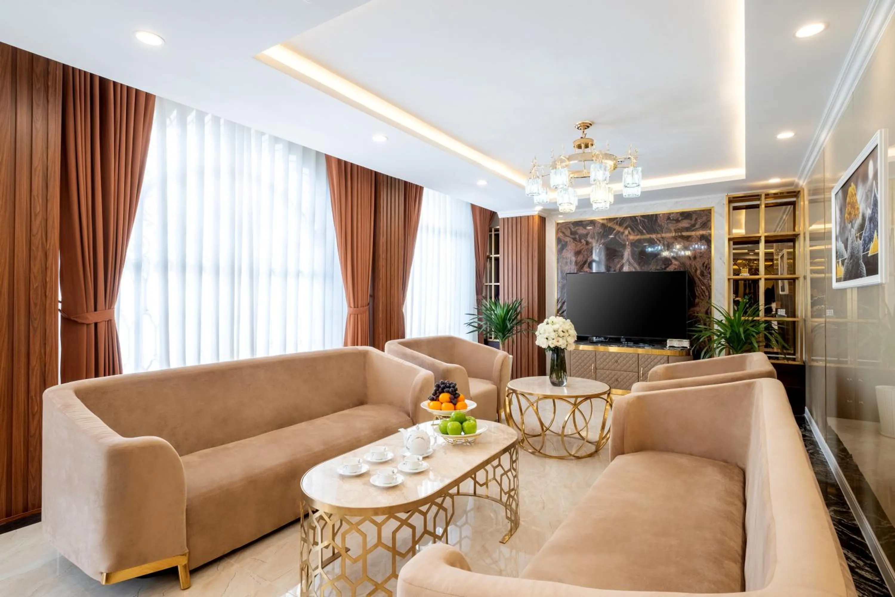 Living room in Sandals Vista Hotel