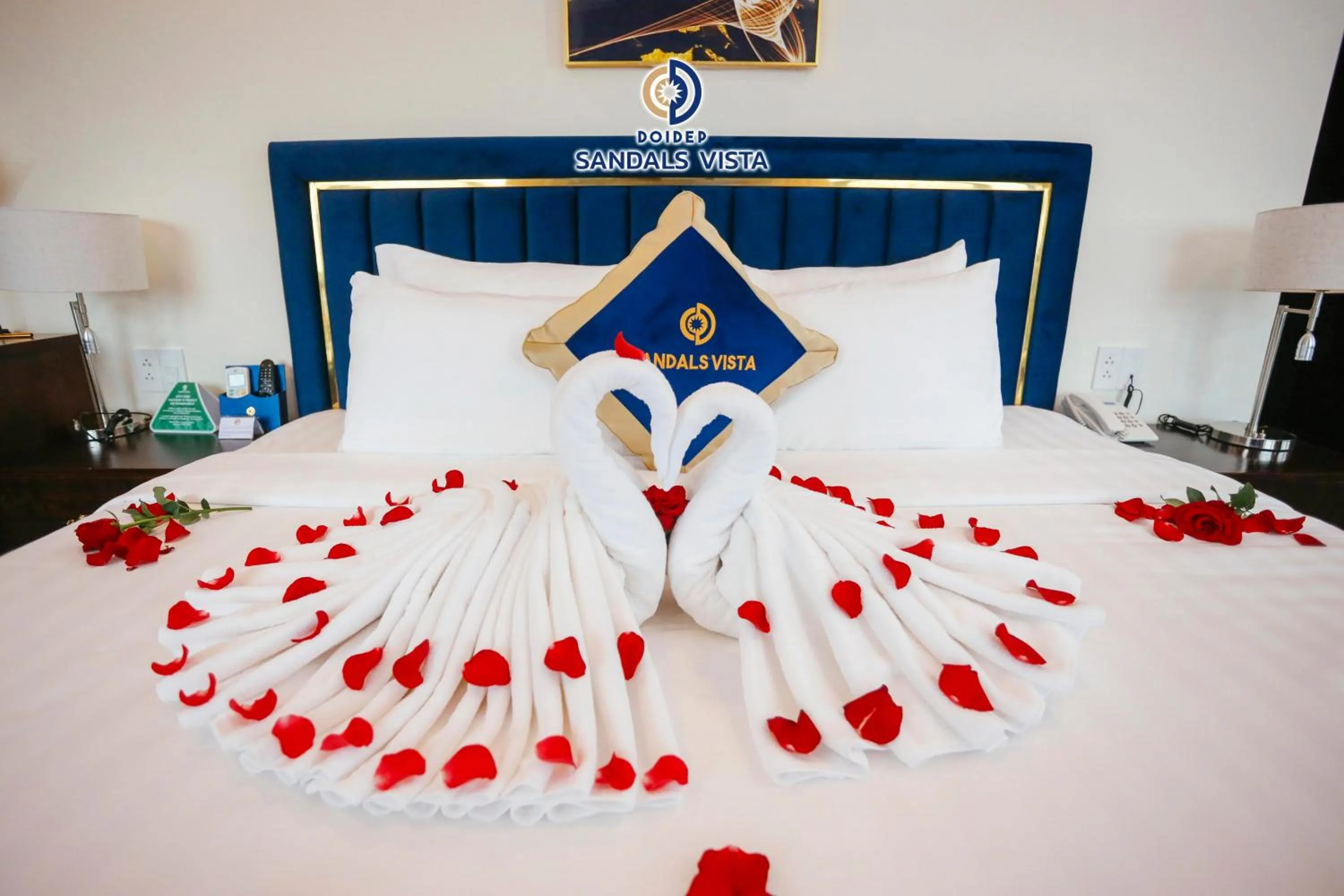 Bed in Sandals Vista Hotel