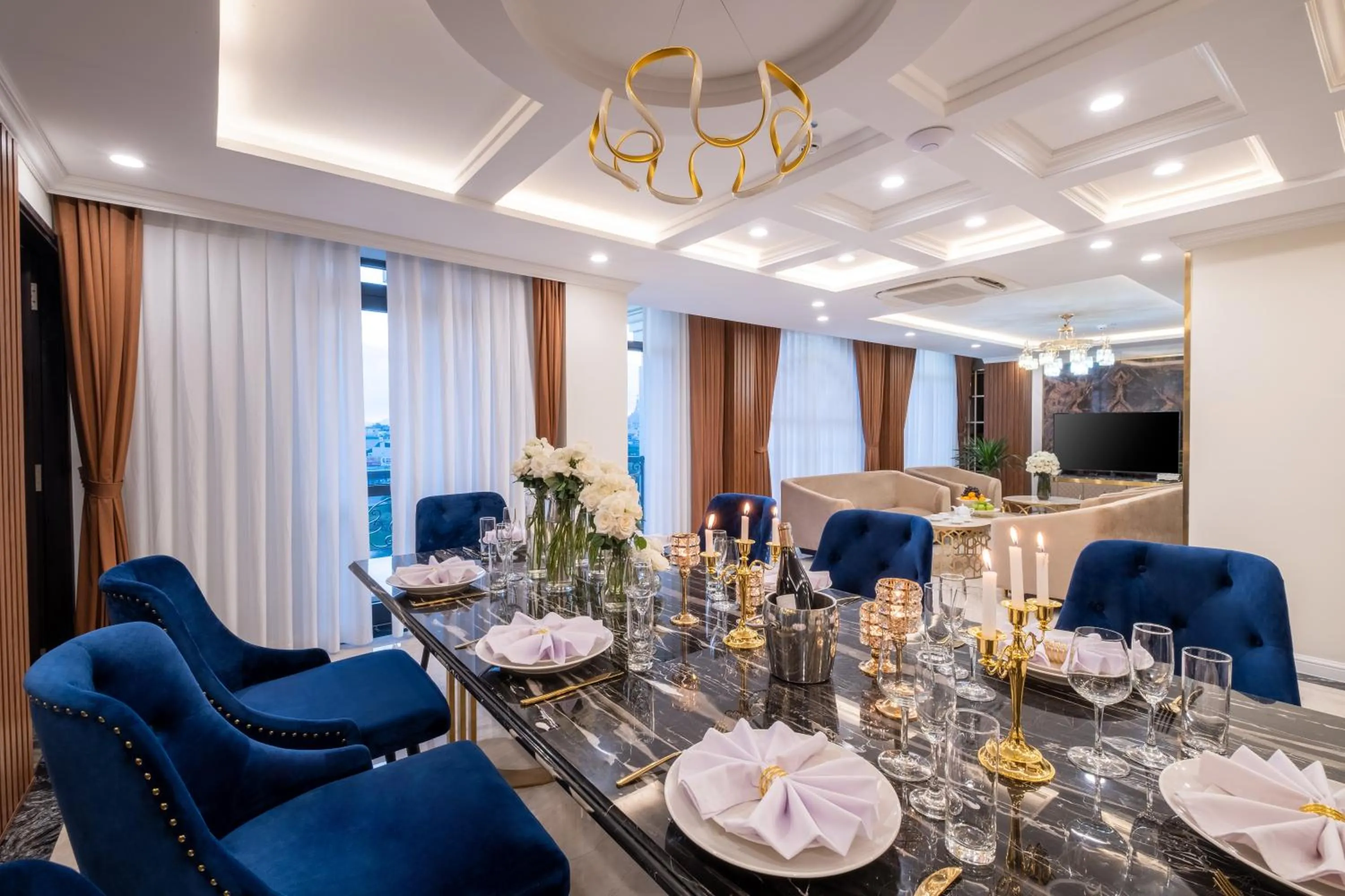 Living room in Sandals Vista Hotel