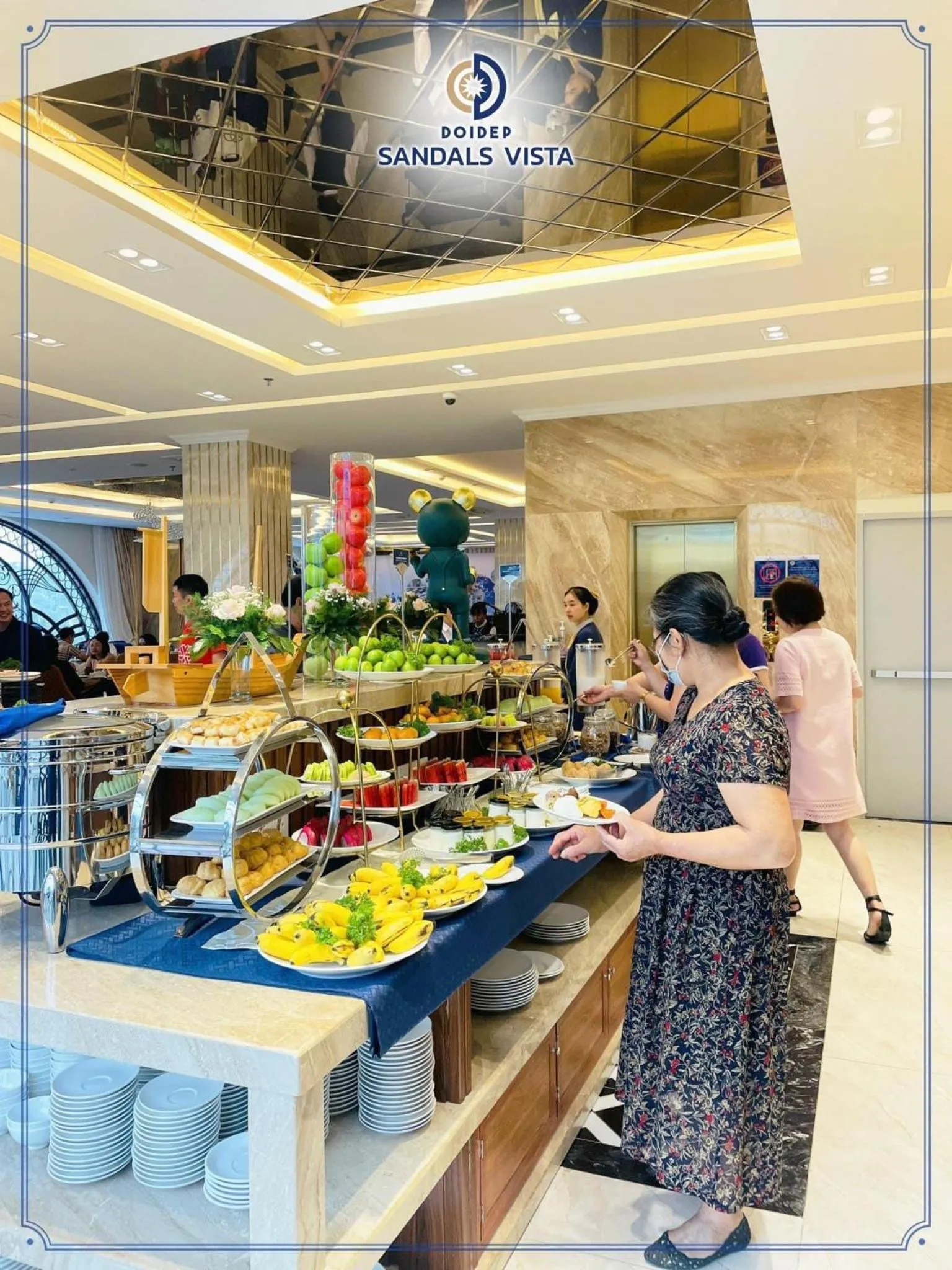 Food and drinks in Sandals Vista Hotel