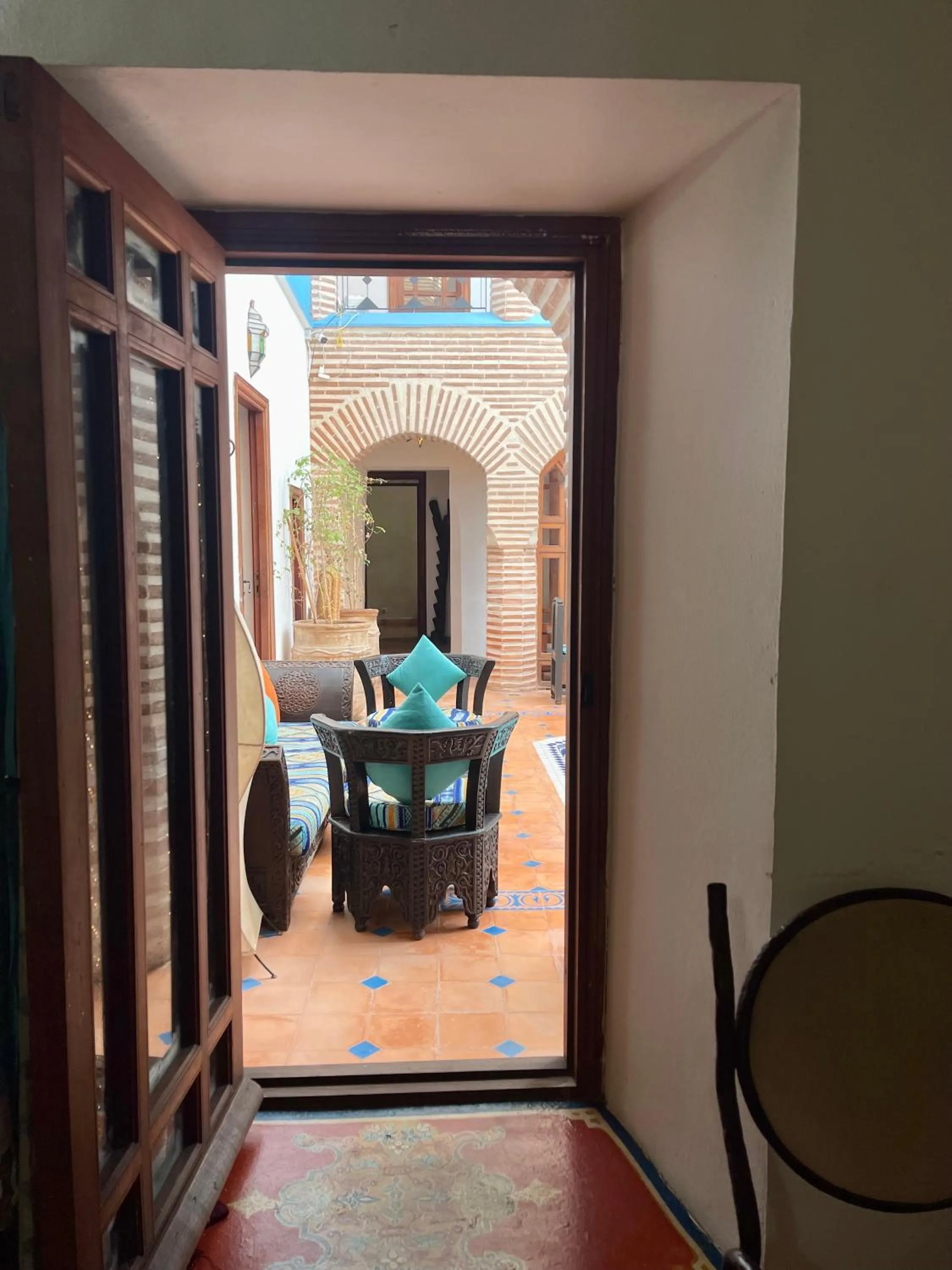 Patio in Riad Zarka By La Siredrah