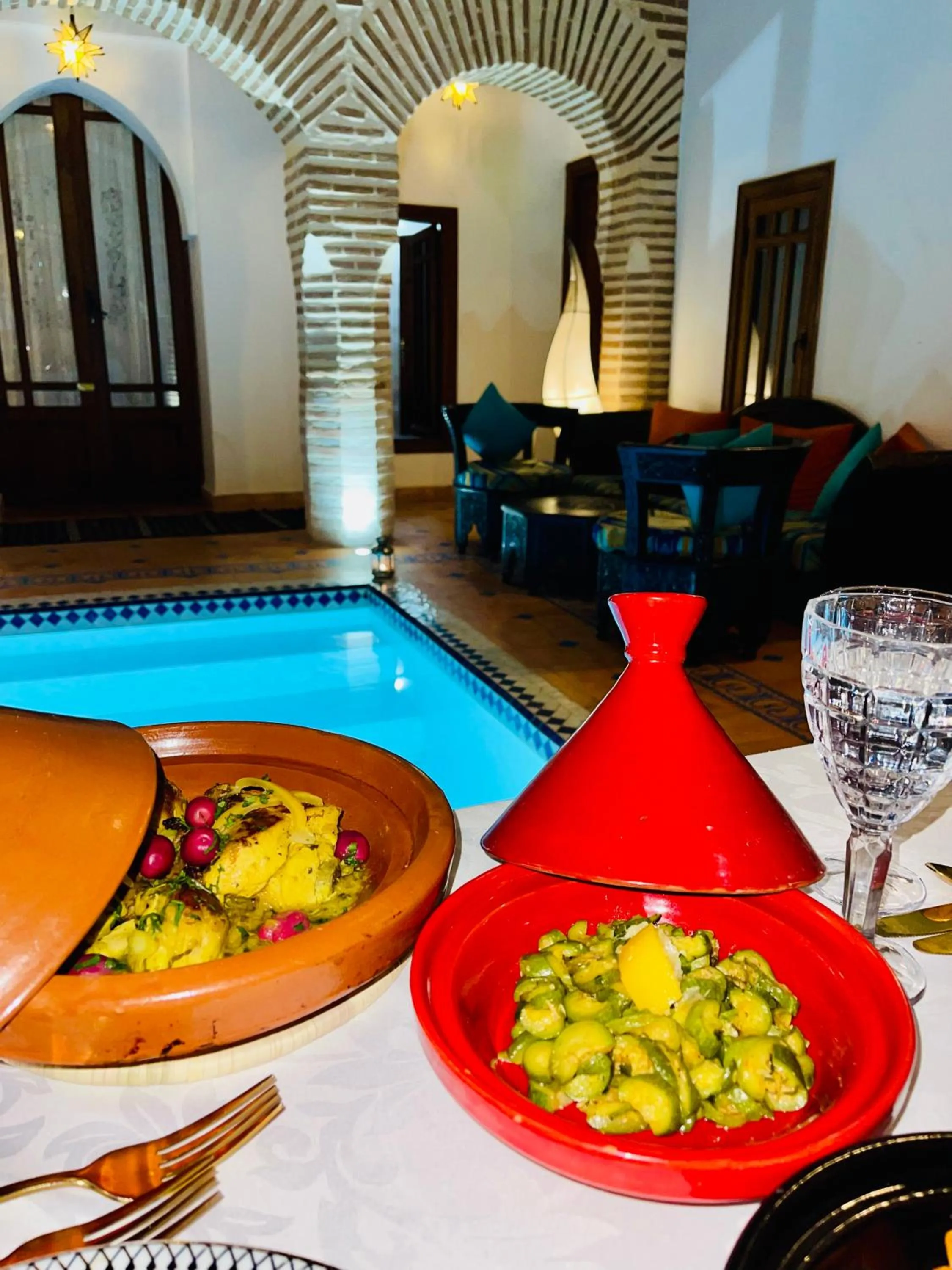 Food close-up in Riad Zarka By La Siredrah