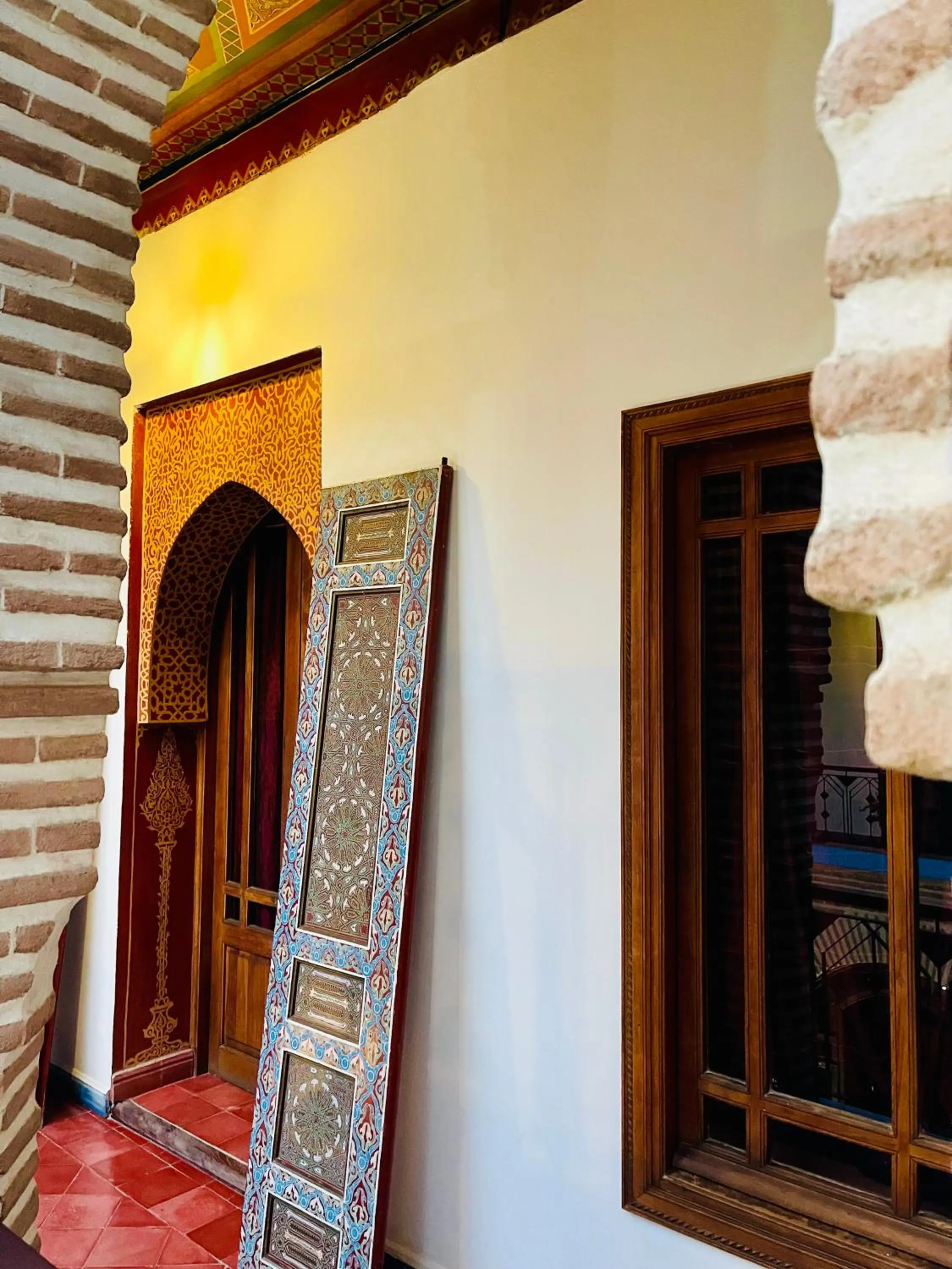Decorative detail in Riad Zarka By La Siredrah