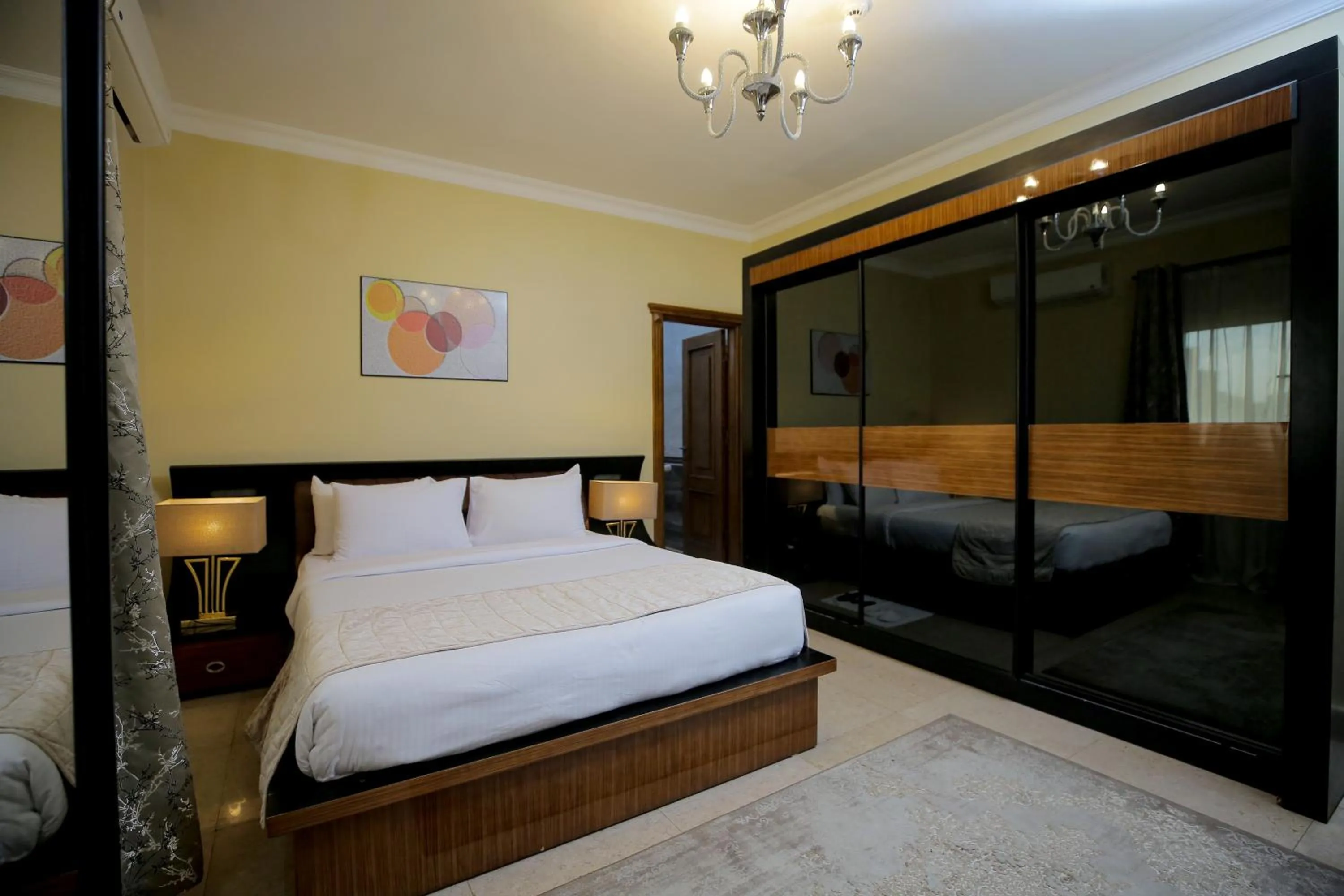 Bed in Cairo Taj Hotels & Suites - Dokki
