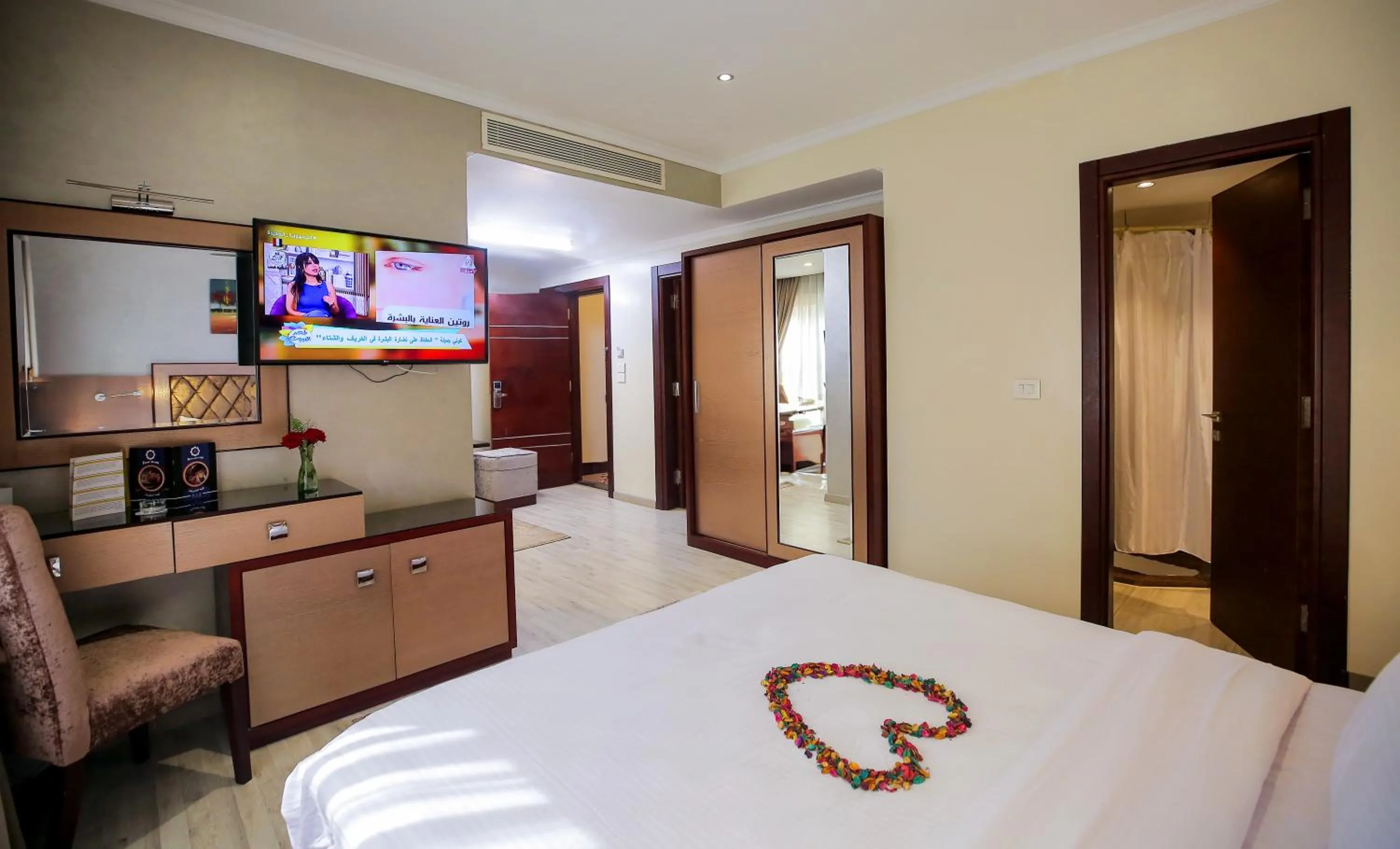 Bed in Cairo Taj Hotels & Suites - Dokki